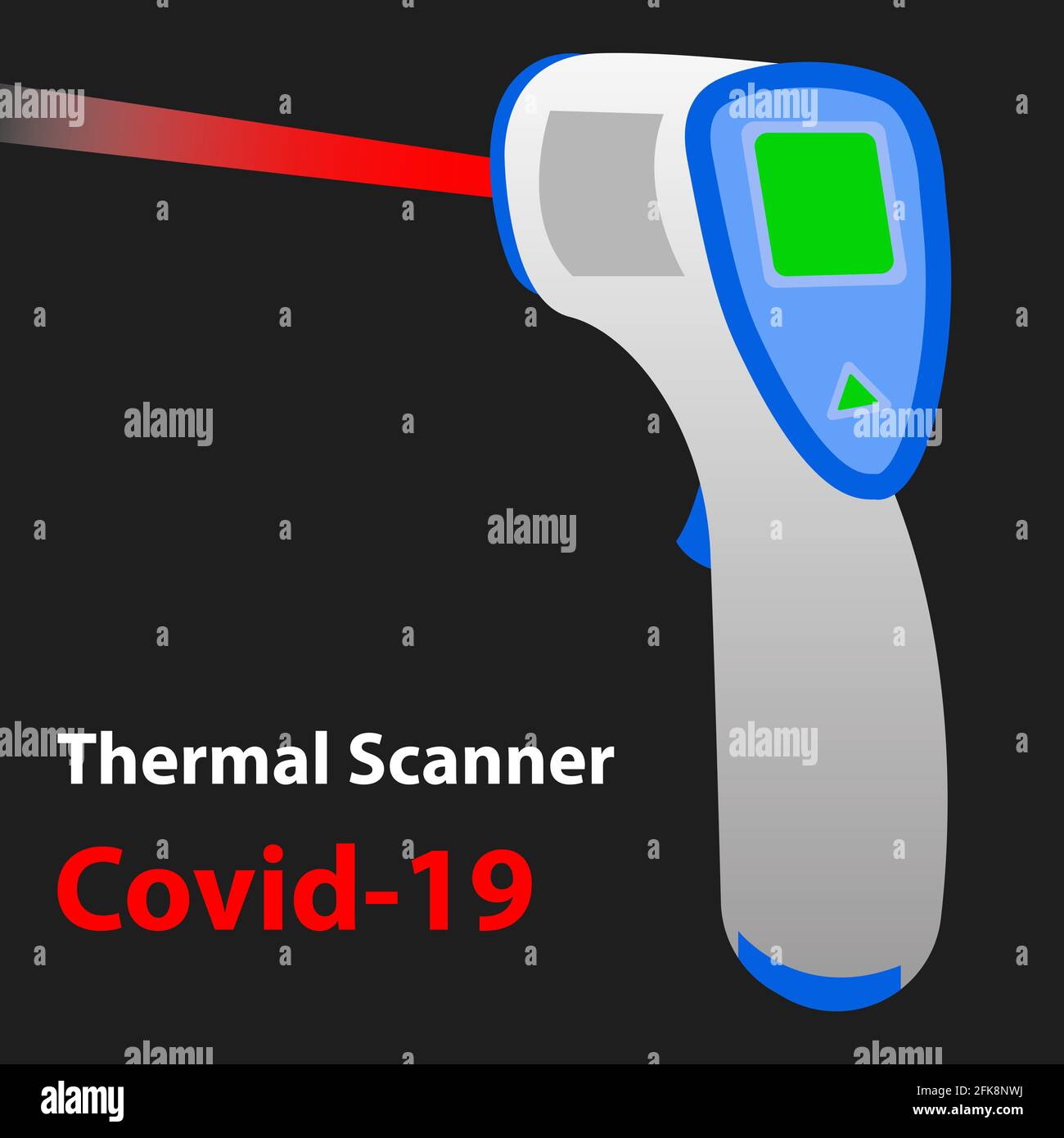 Thermal Scanner Temperature capture device for covid 19. Infrared