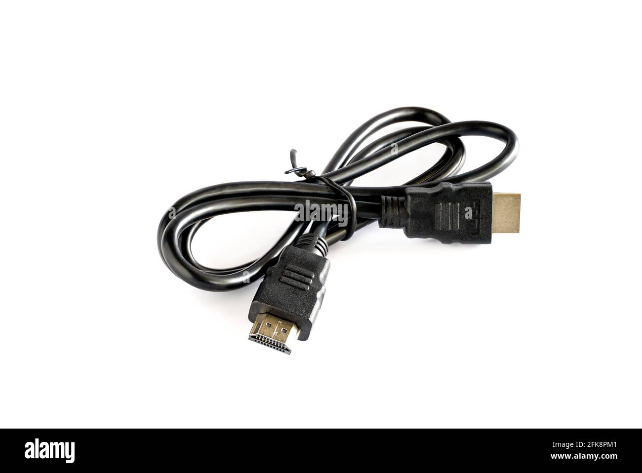 HDMI cable connector technology transfer, isolated on white background