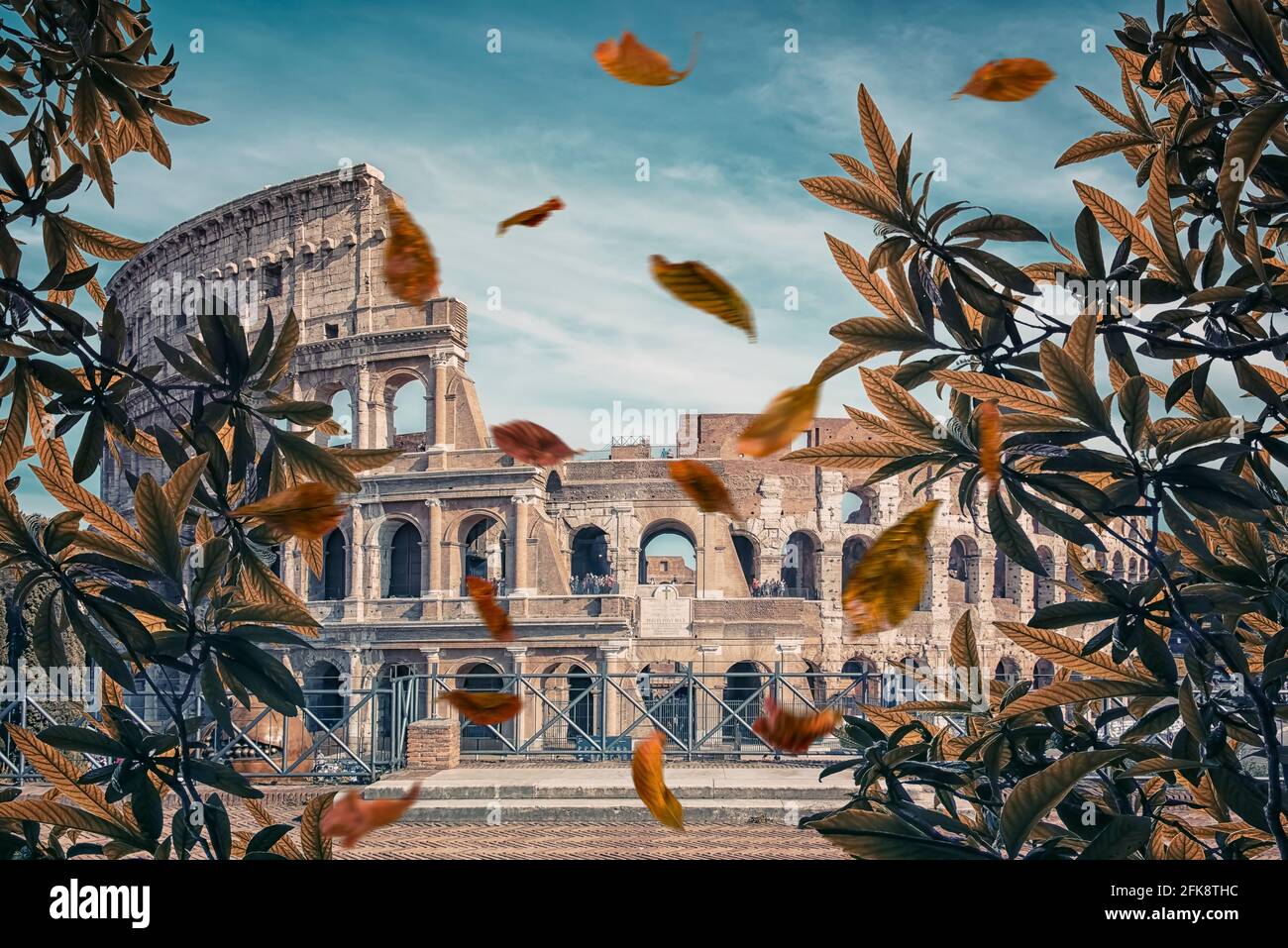The Colosseum the most famous monument in Rome Stock Photo Alamy