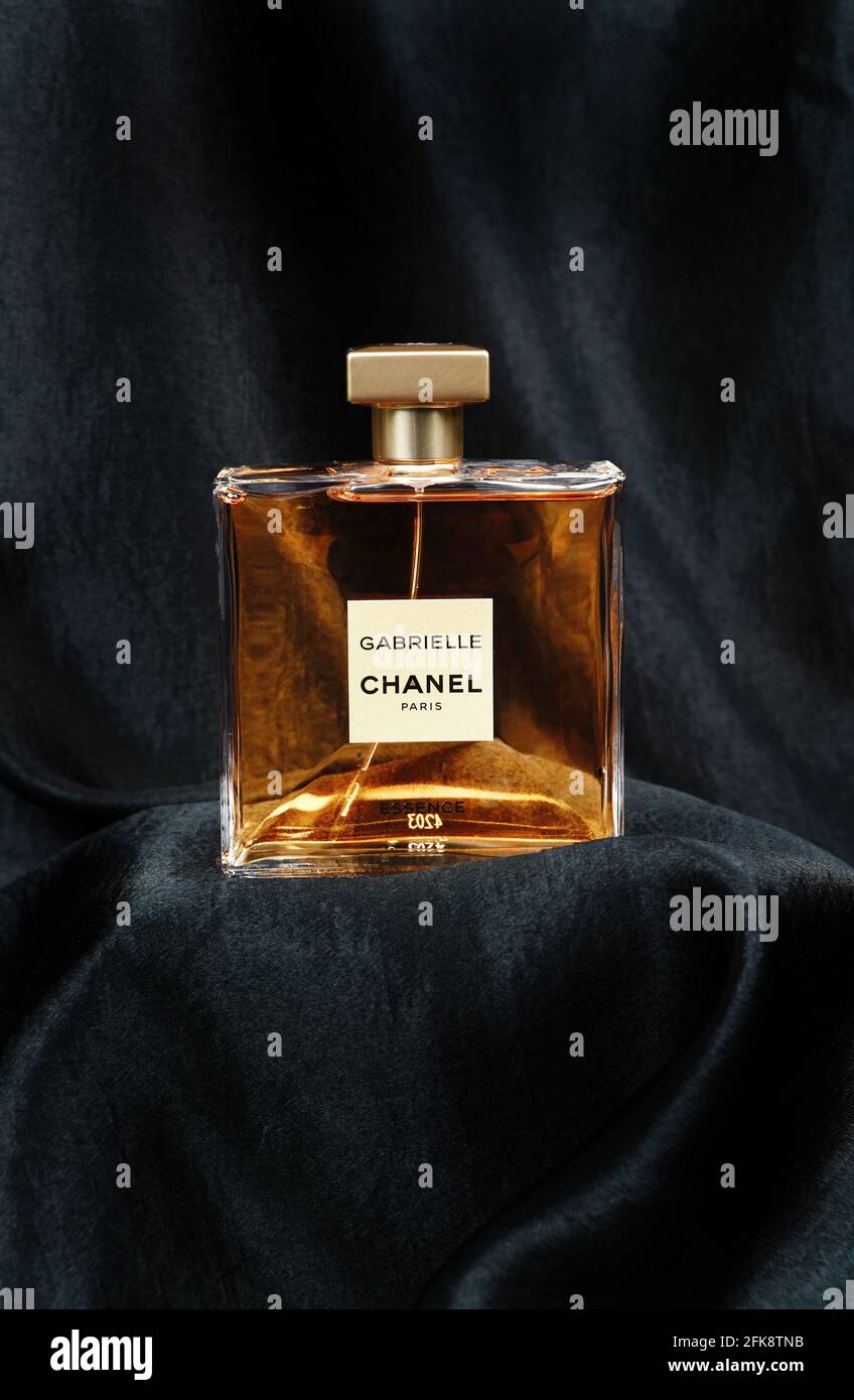 Bottle of Gabrielle Chanel perfume.essence. Paris Stock Photo - Alamy