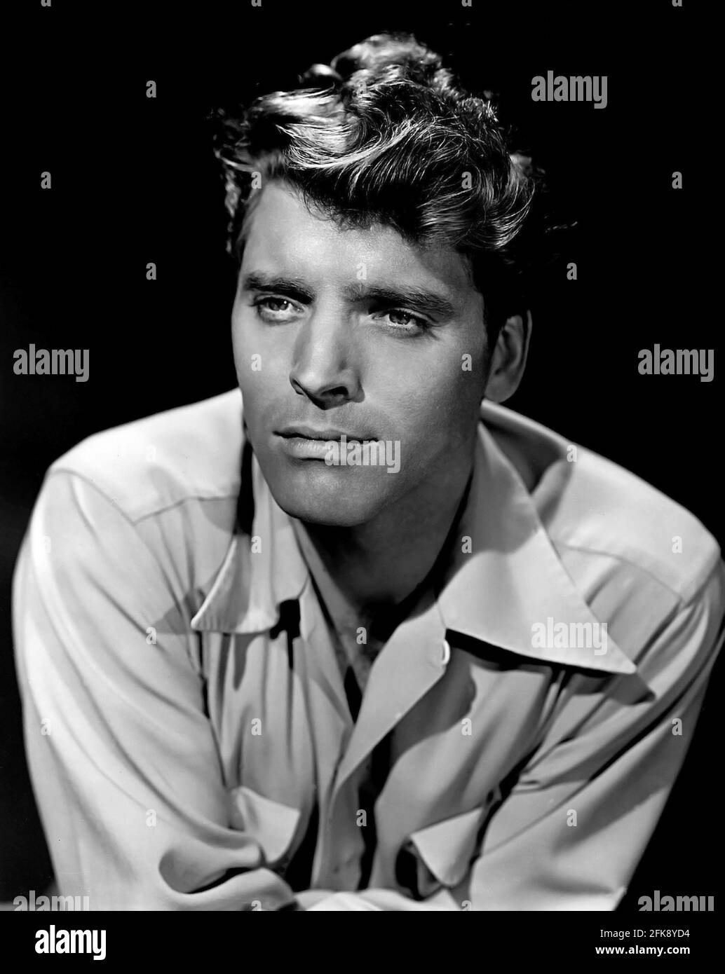 Burt Lancaster. Portrait of the American actor, Burton Stephen Lancaster (1913-1994), publicity still for the film 'Desert Fury', 1941 Stock Photo