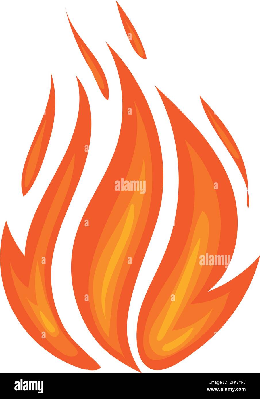 yellow fire flame Stock Vector Image & Art - Alamy