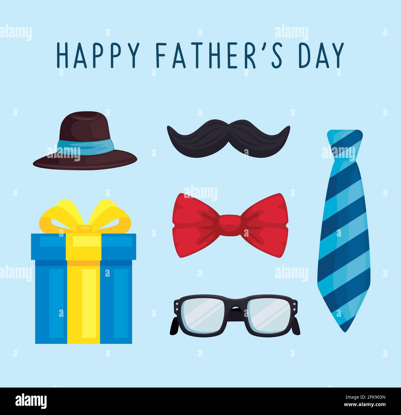 six fathers day icons Stock Vector Image & Art - Alamy