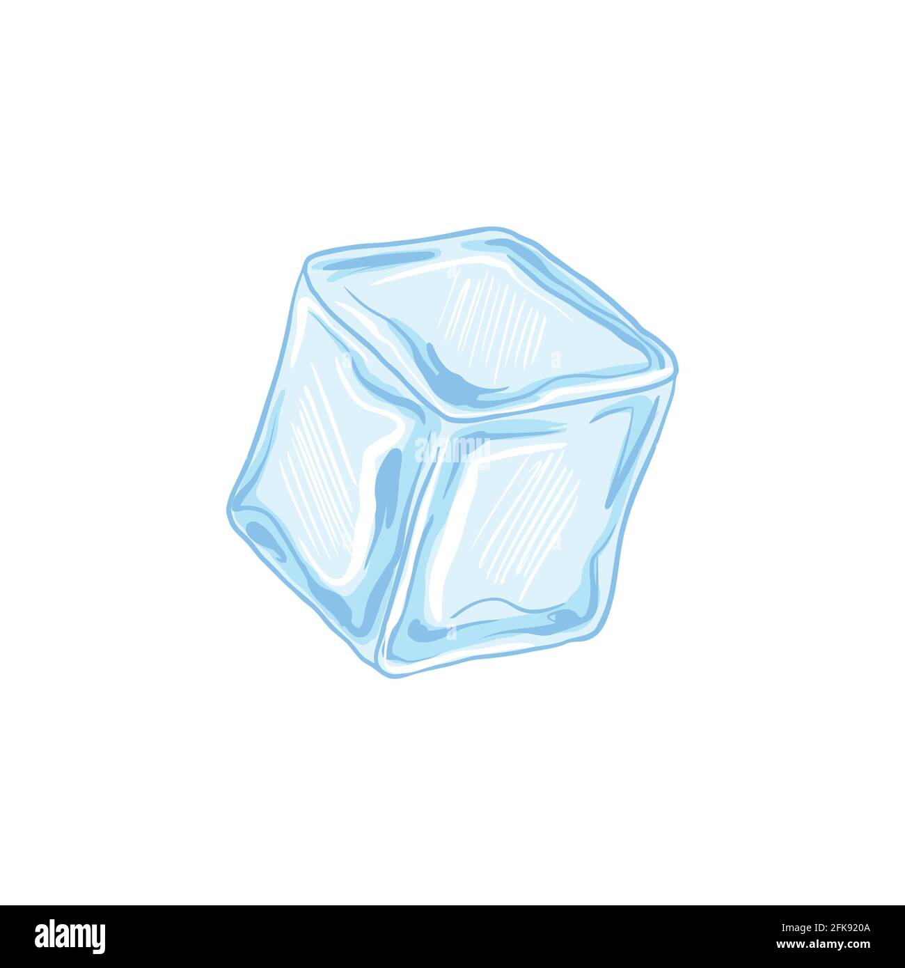 Water ice cube icon vector illustration graphic design on white