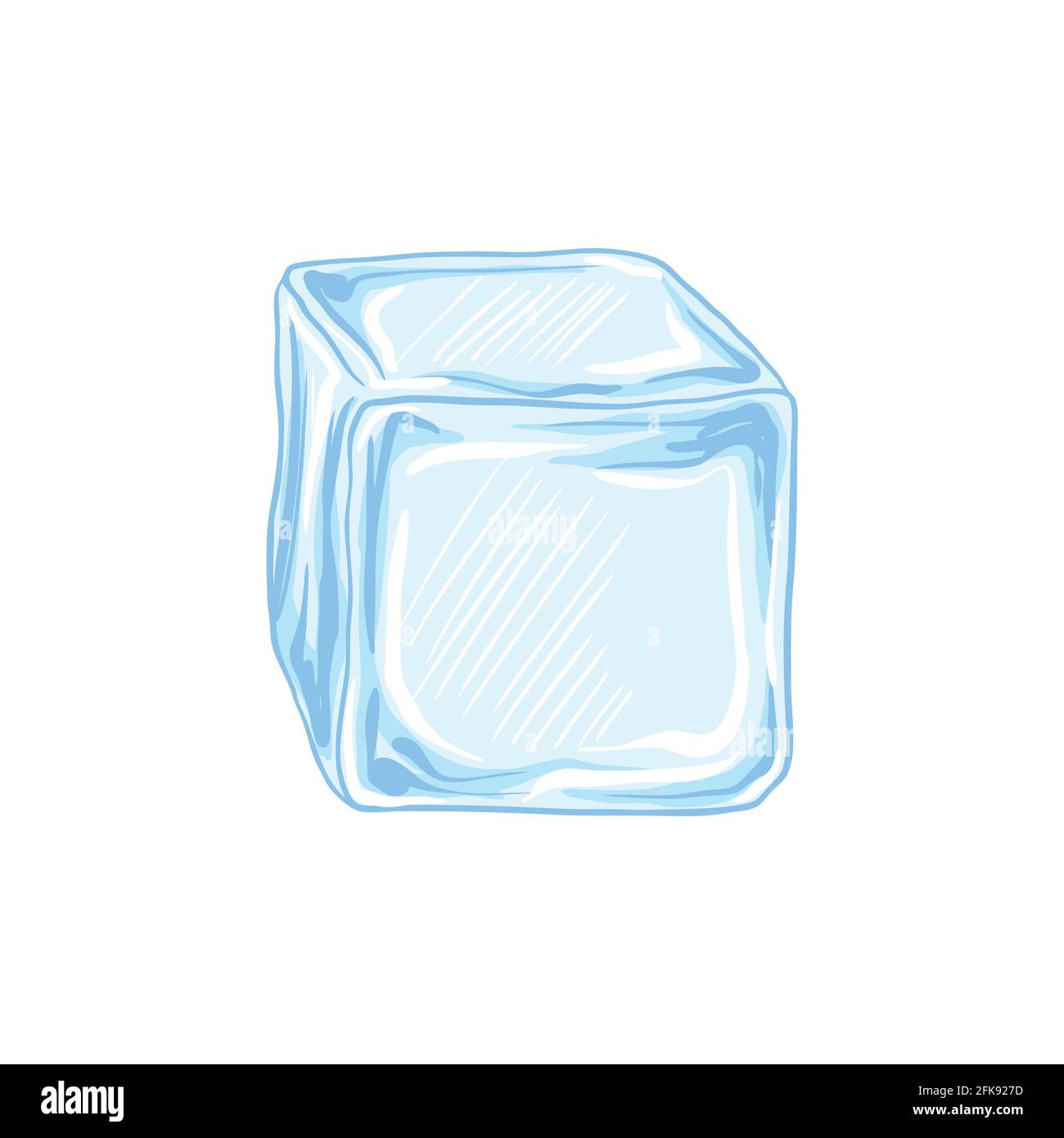 Water ice cube icon vector illustration graphic design on white