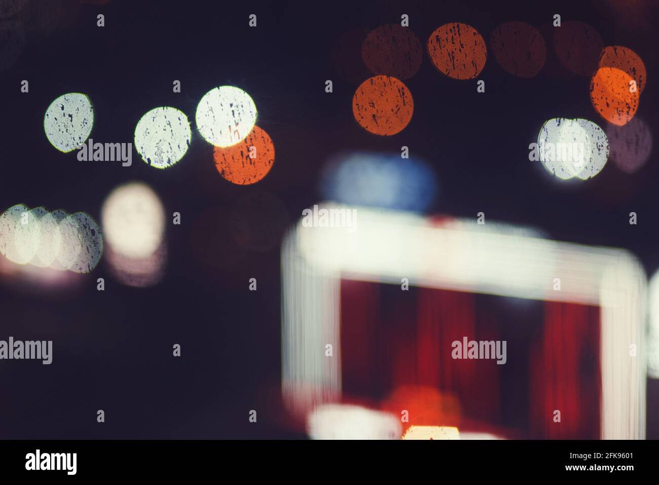 Blurry street lights moving bokeh hi-res stock photography and images ...