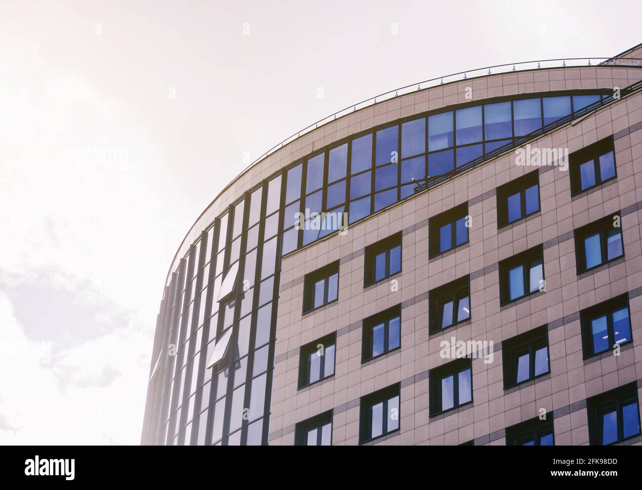 Modern luxury office building on sky background Stock Photo - Alamy