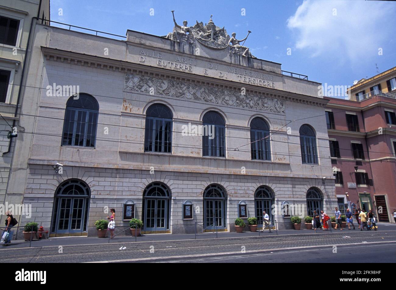 Teatro Argentina Alle Arti Di Melpomene Euterpe Di Tersicore, Largo di  Torre Argentina, Rome, Italy Stock Photo - Alamy