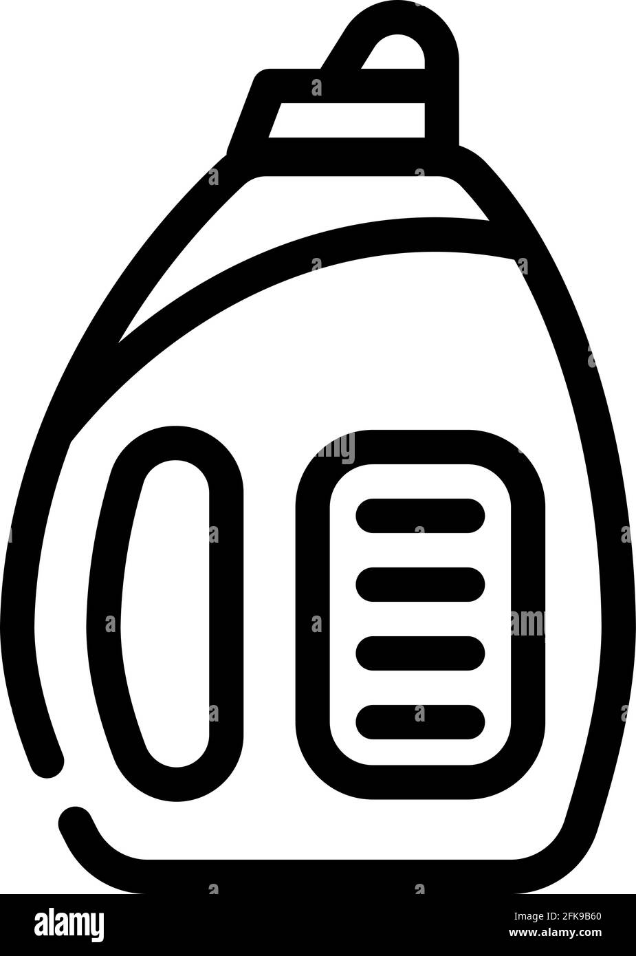 liquid detergent line icon vector illustration Stock Vector Image & Art ...