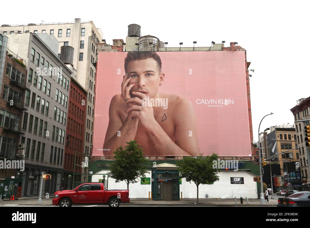 Calvin klein billboard hi-res stock photography and images - Alamy