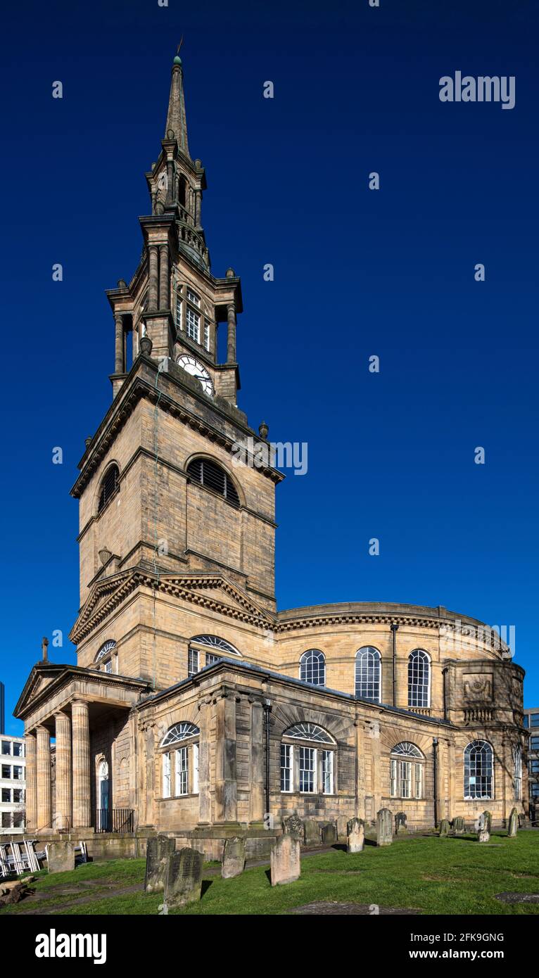External daytime view of All Saints Church, Newcastle upon Tyne, Tyne and Wear, England, United Kingdom Stock Photo