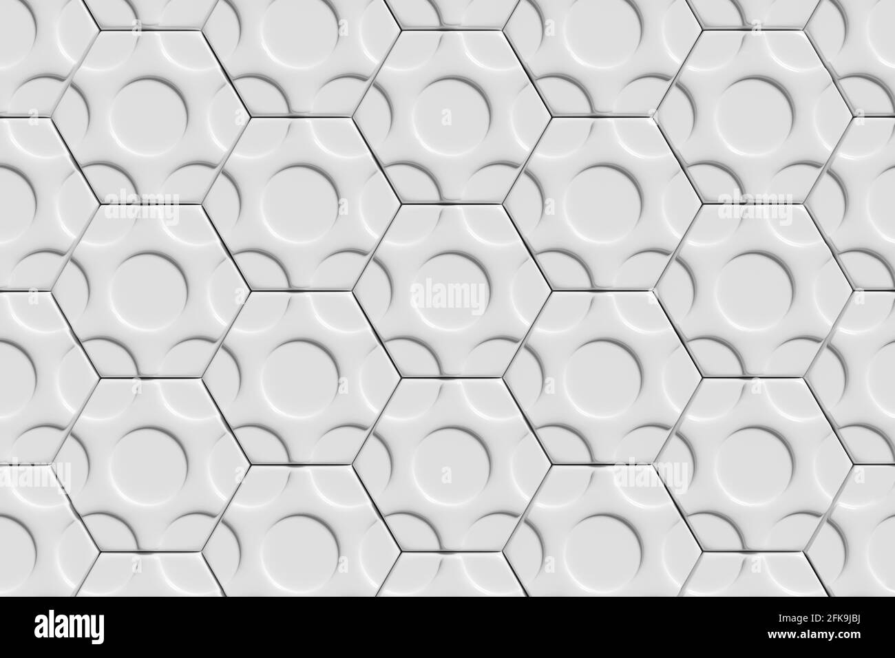 3d abstract geometric background with hexagonal elements Stock Photo ...