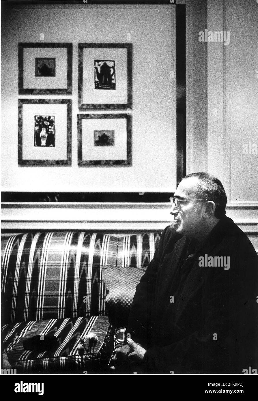 Lionel Bart   Seated looking to his right     Composer Stock Photo