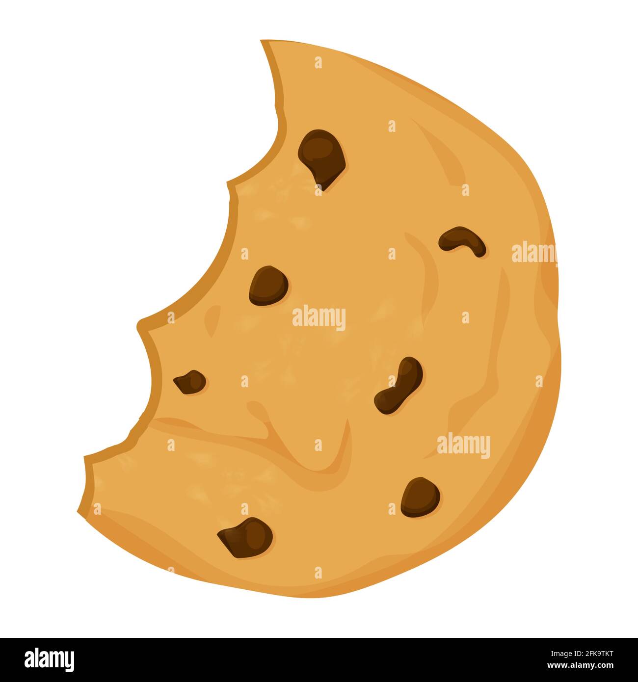 Bitten Cookie Clip Art
