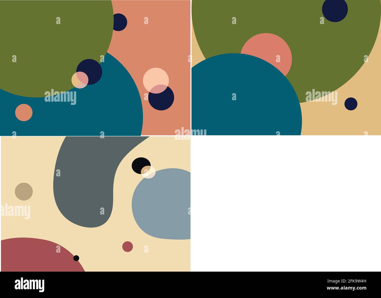 Circle round shape new abstract background color Stock Vector