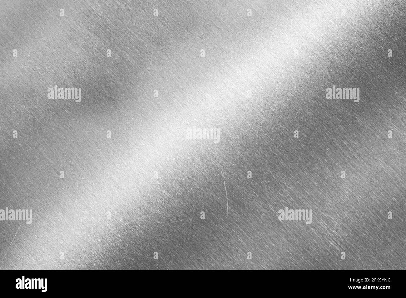 Close-up empty stainless steel plate with detail and texture background, copy space for put text character and anything Stock Photo