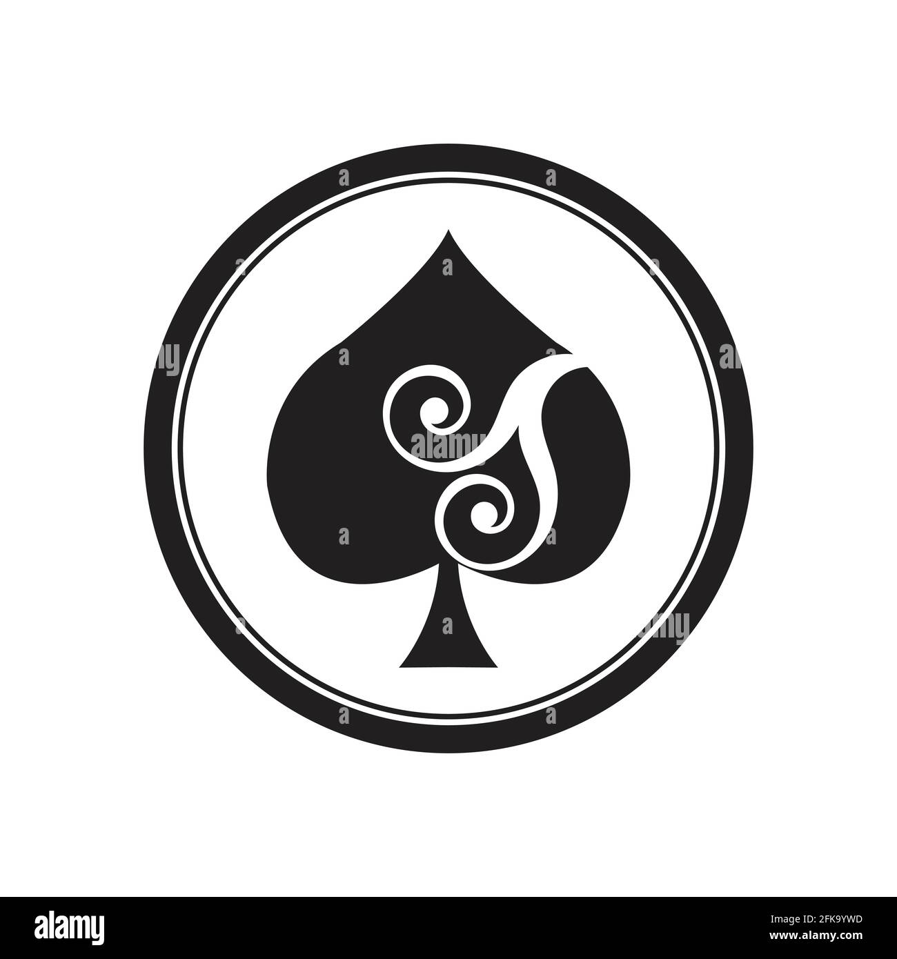 Ace Of Spades Logo Stock Photos and Images - 123RF