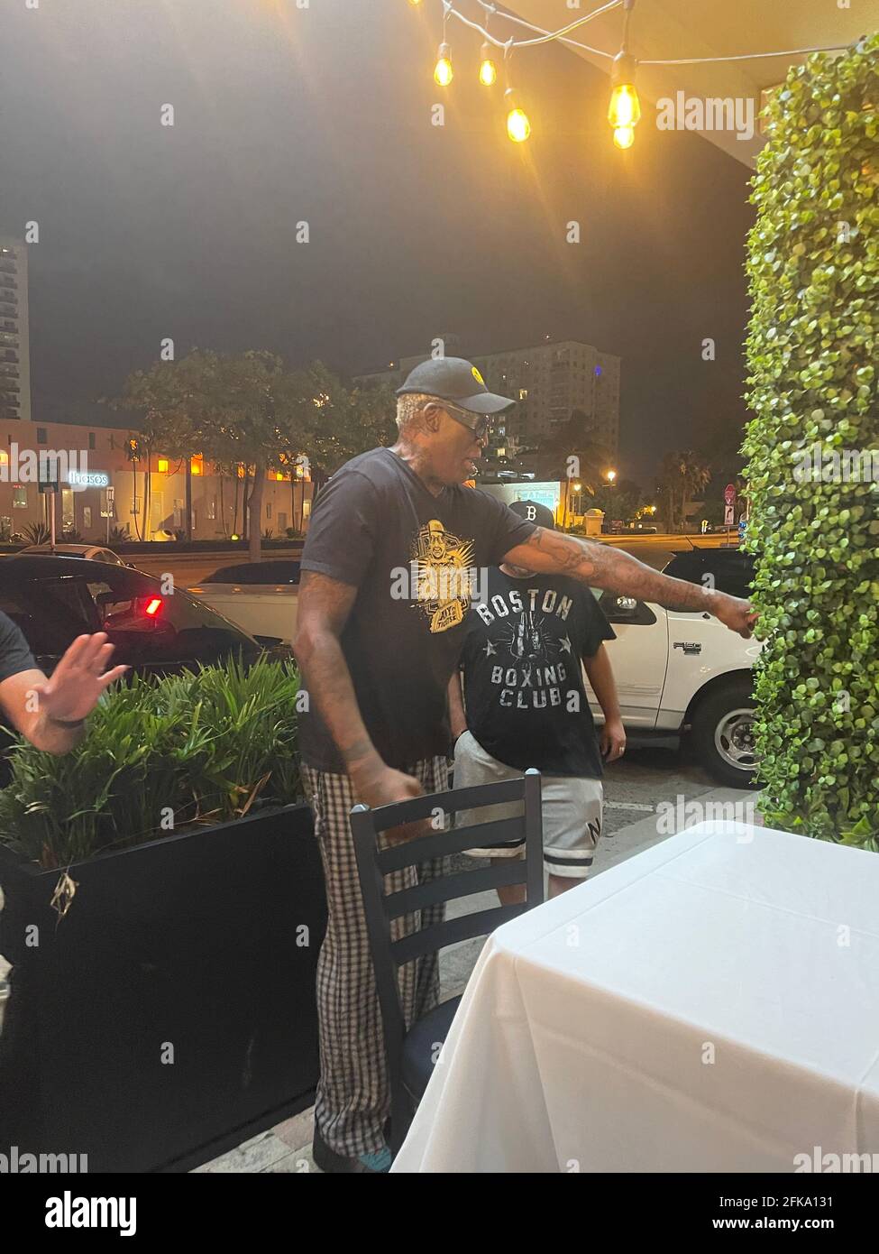 FORT LAUDERDALE; FL APRIL 28 (EXCLUSIVE COVERAGE) NBA Superstar