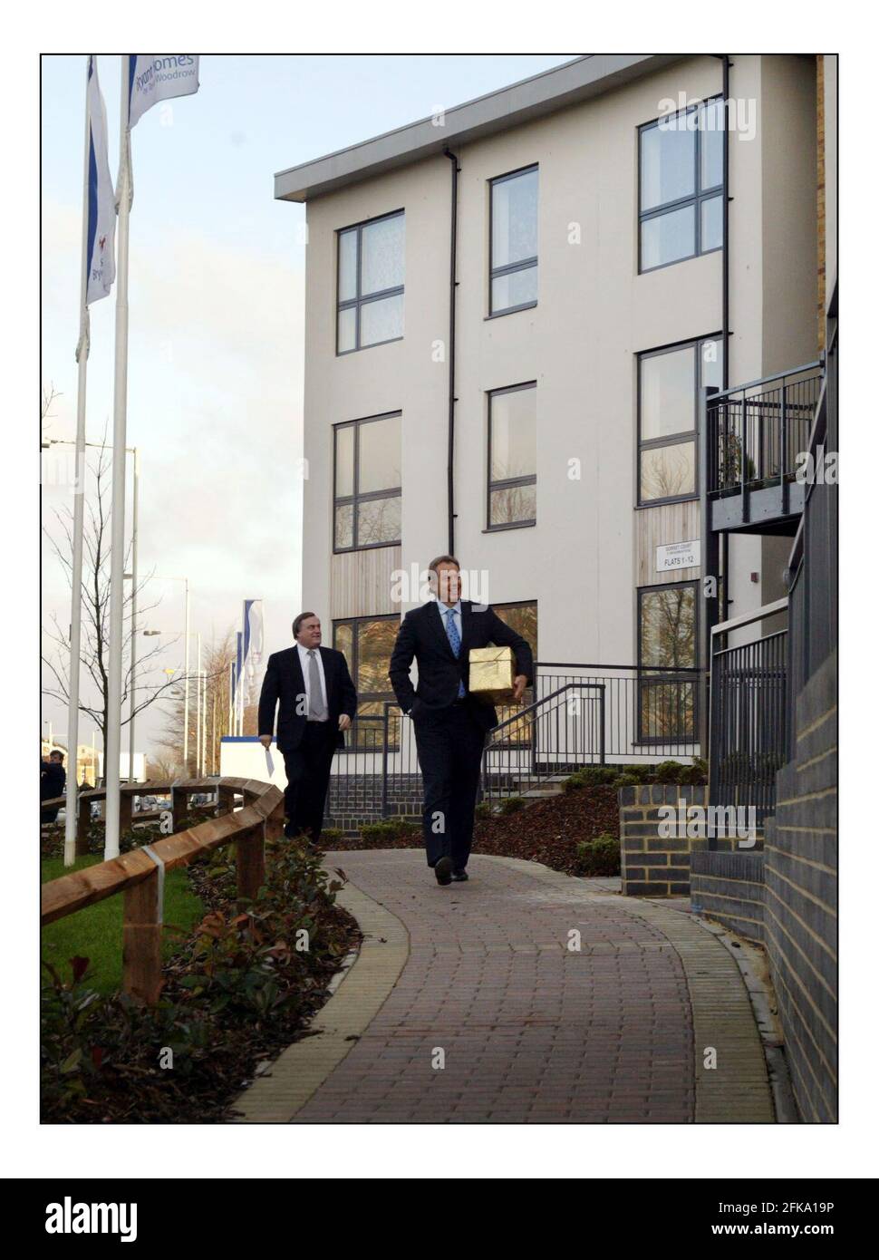 Government unveils 5 yr housing plans......Tony Blair and John Prescott