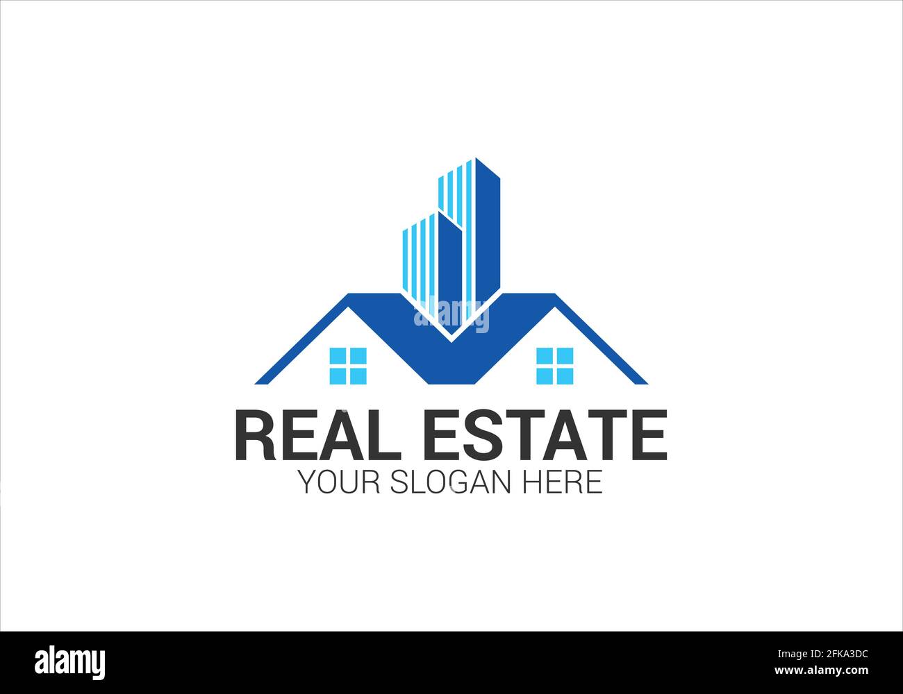 Creative real estate logo design templet. Vector and illustration. Sign