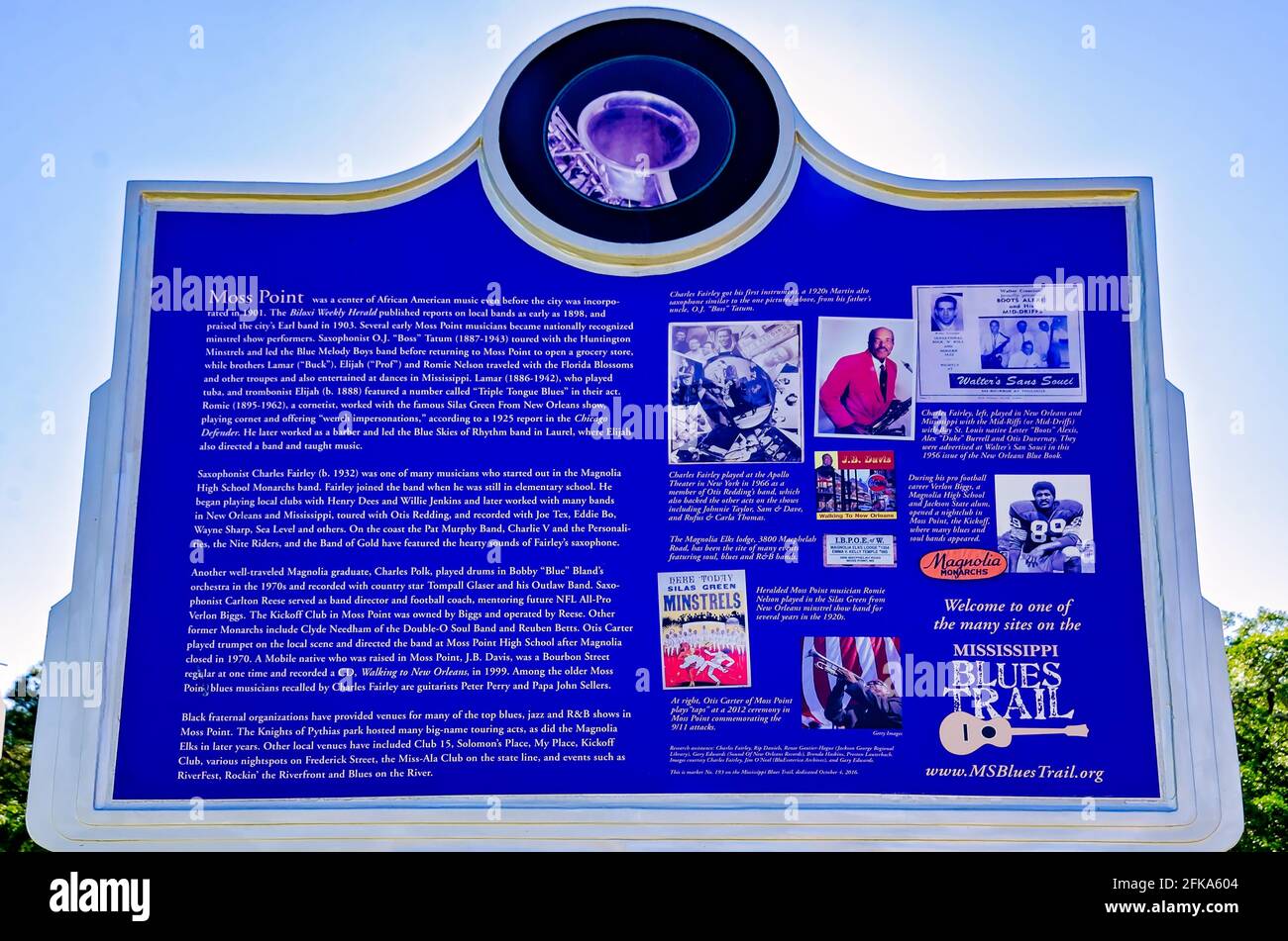 A historic marker honors local AfricanAmericans’ contribution to blues