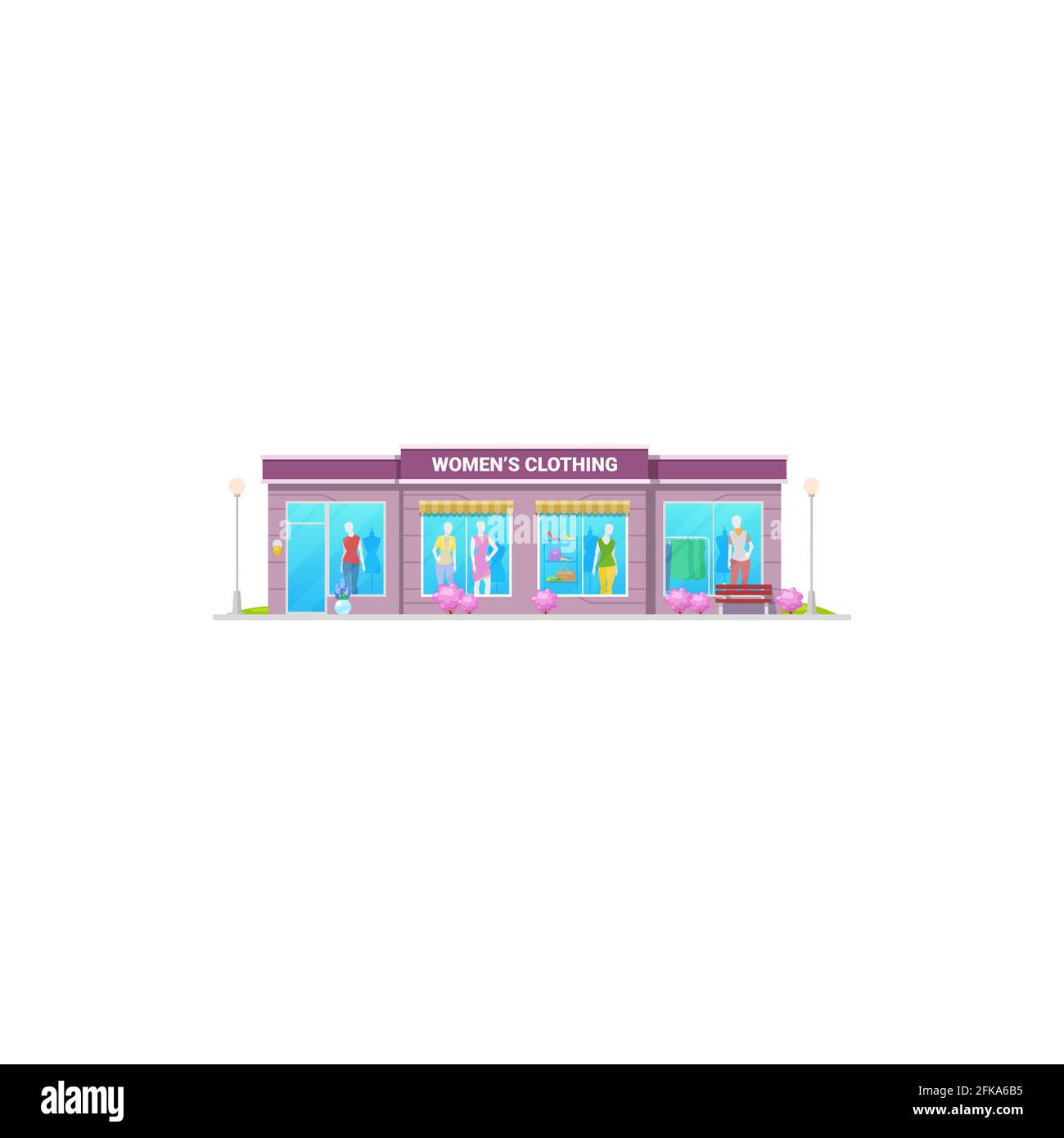 Tailor shop exterior Stock Vector Images - Alamy