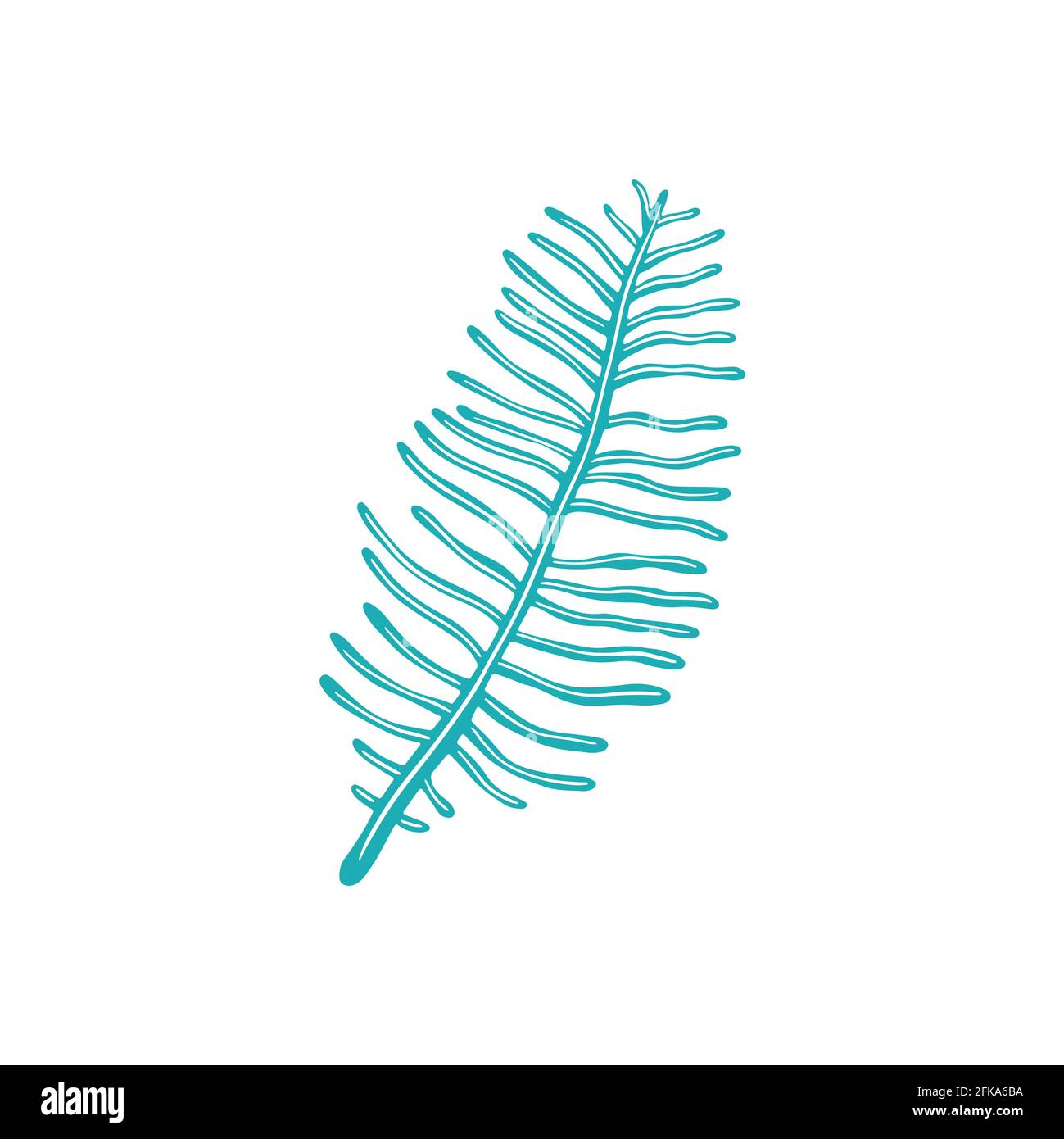 Sea galaxy coral isolated soft seaweed polyps icon. Vector underwater polyp growing in deep sea waters, undersea environment object. Gorgonian galaxy Stock Vector