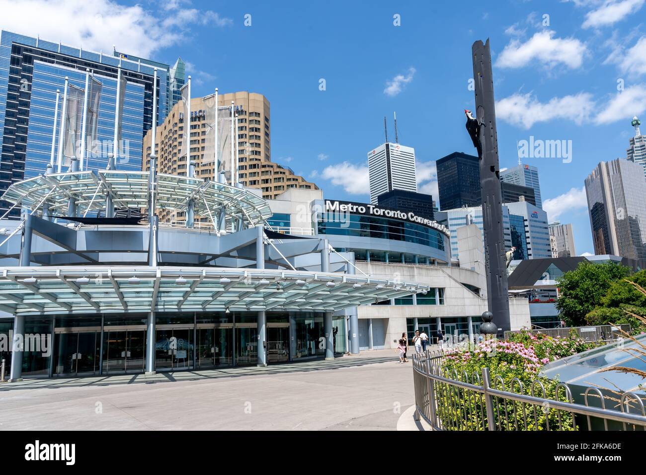 Toronto, Canada - July 31, 2019: Metro Toronto Convention Centre in Toronto, Canada. Stock Photo