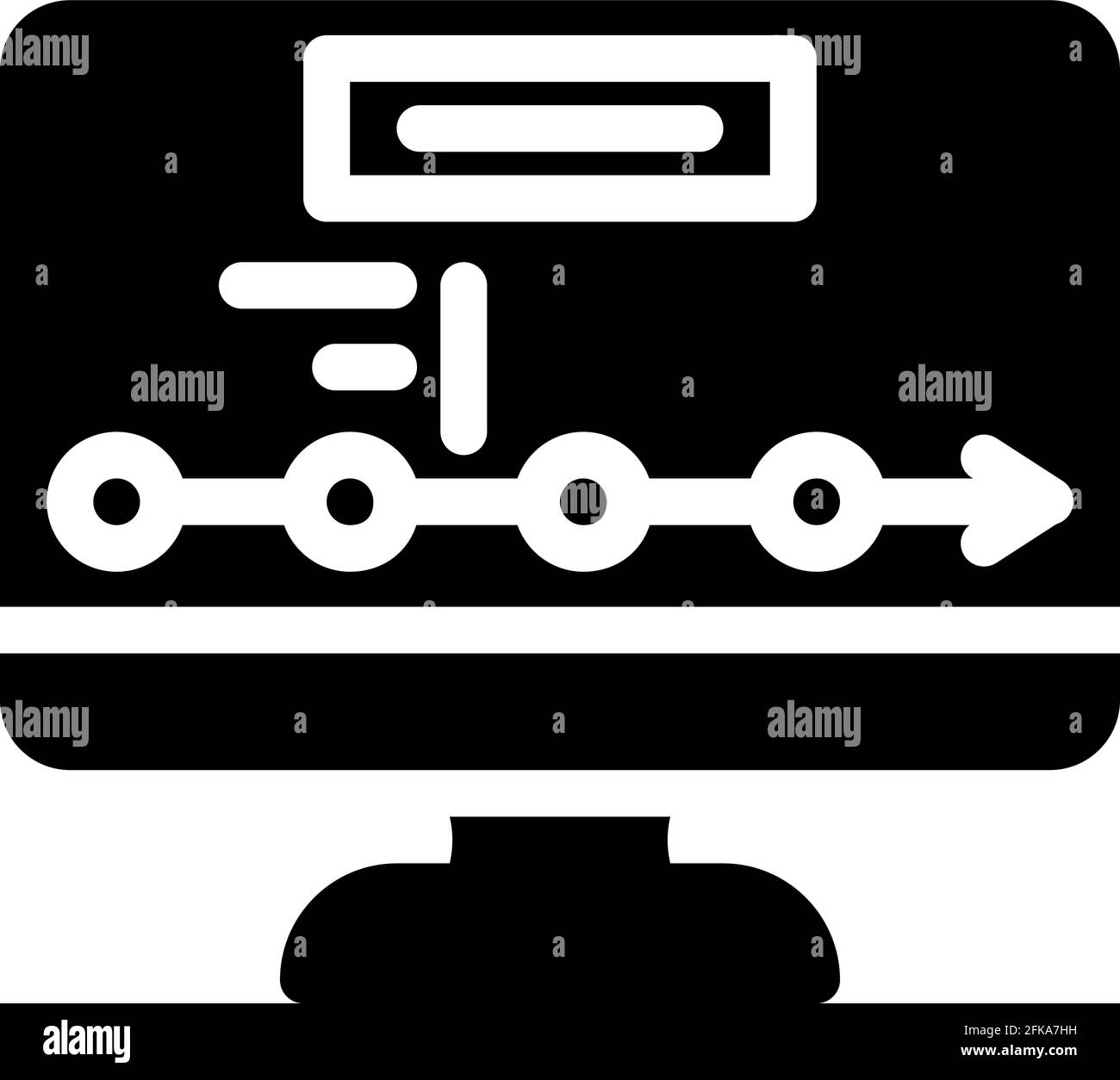 logistics tracking wholesale glyph icon vector illustration Stock ...
