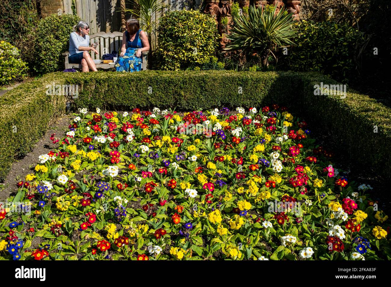 The Grange Gardens, Lewes, East Sussex, UK. Stock Photo