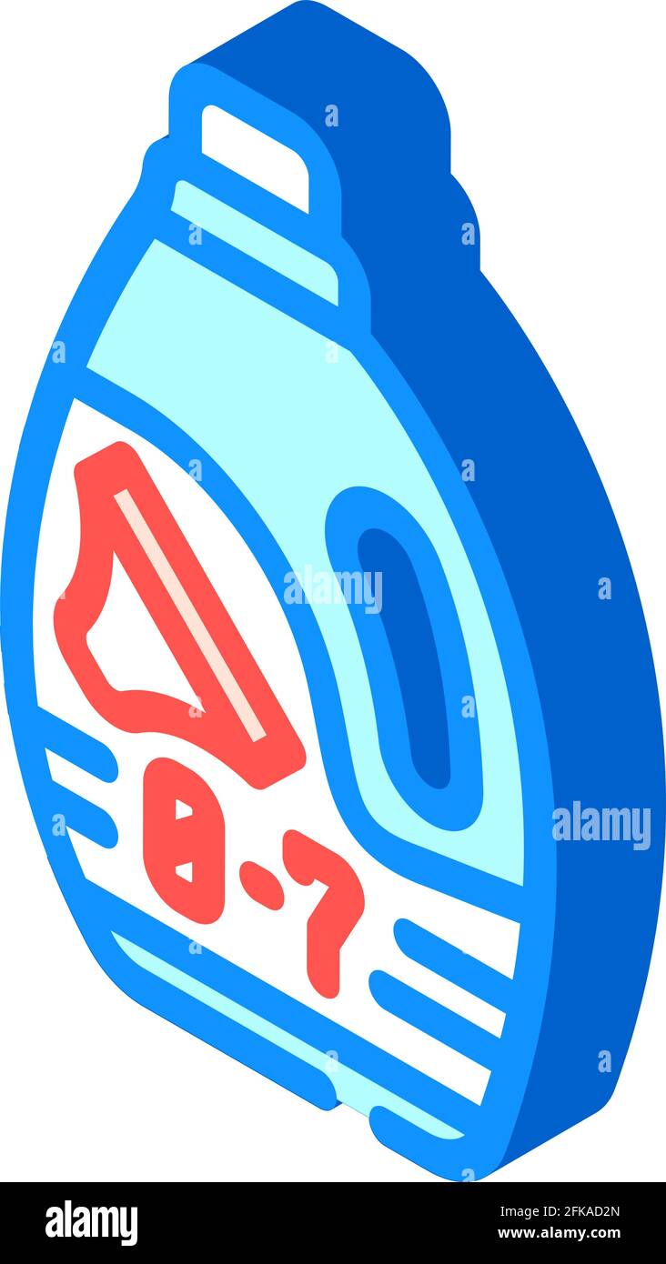 baby powder detergent isometric icon vector illustration Stock Vector