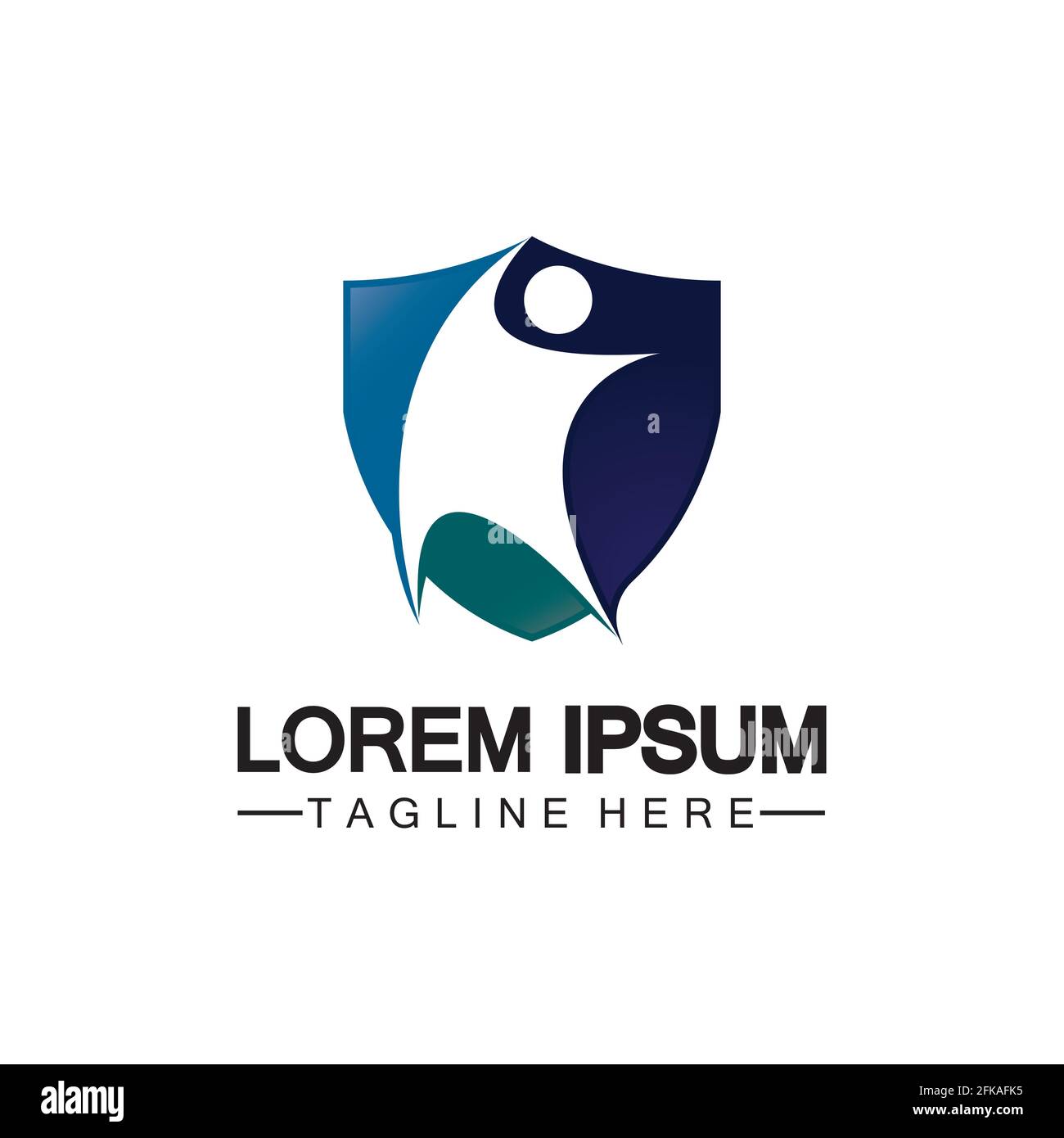 People shield icon.Life Insurance logo, protect human or insurance ...