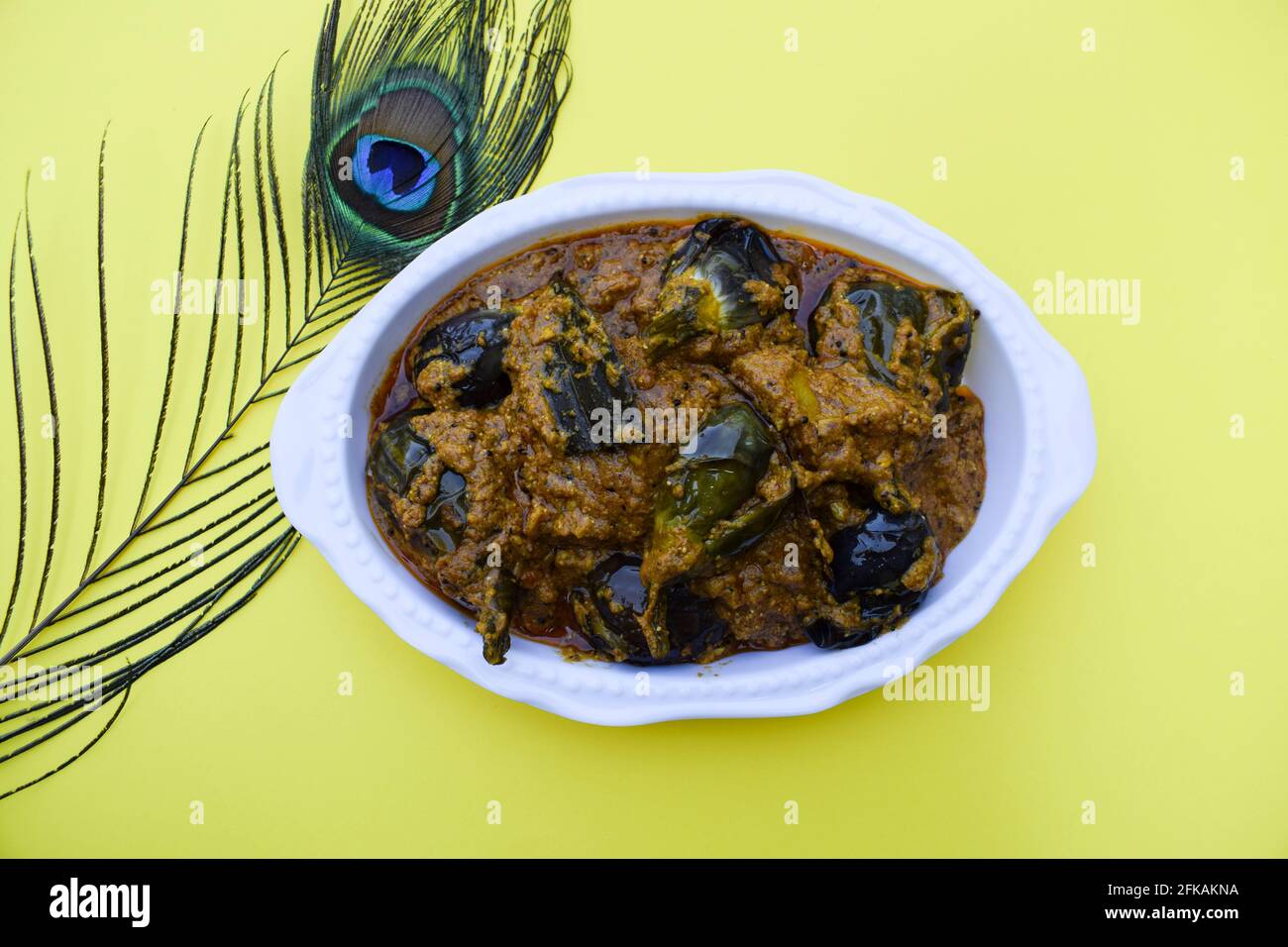 Andhra Style Brinjal Curry