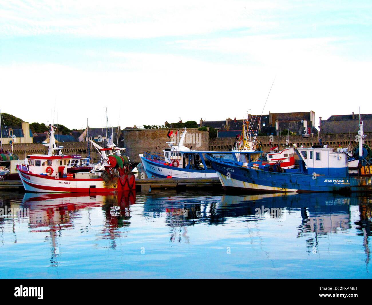 The port in Concarneau, Bretagne, Brittany, France Stock Photo - Alamy