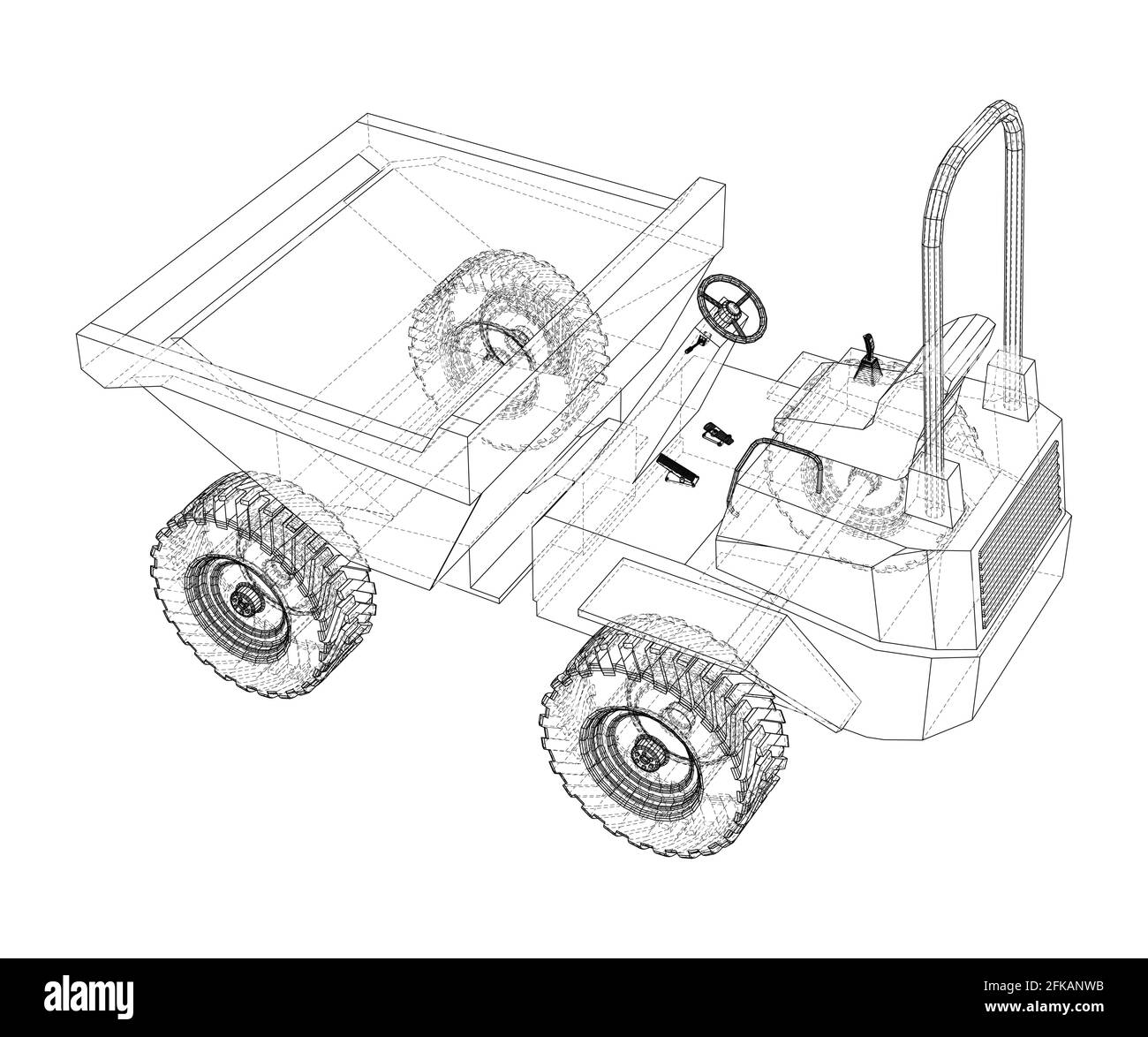 Dumper Truck. Vector Stock Vector Image & Art - Alamy