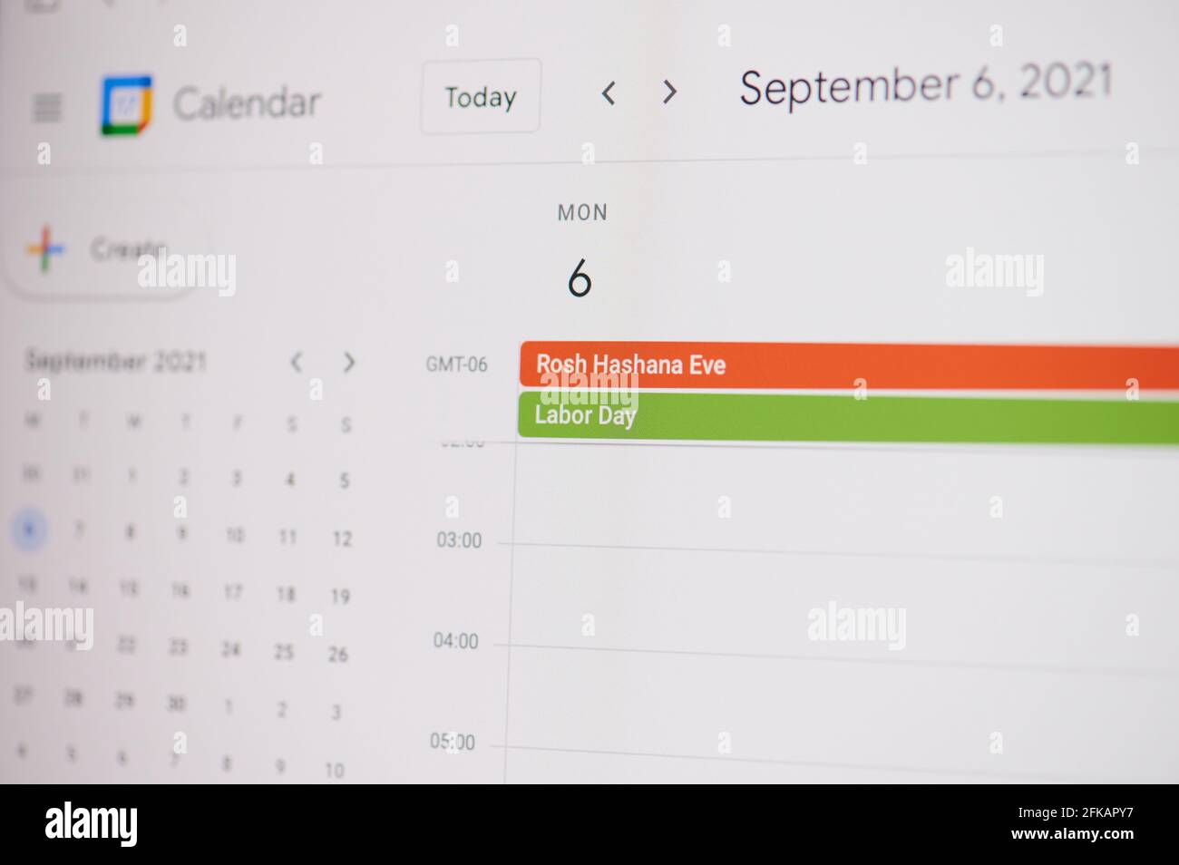 Labor Day Calendar Dates 2021 