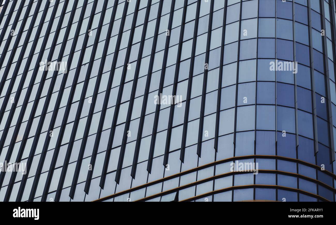 Abstract window glass pattern of architecture office building Stock ...