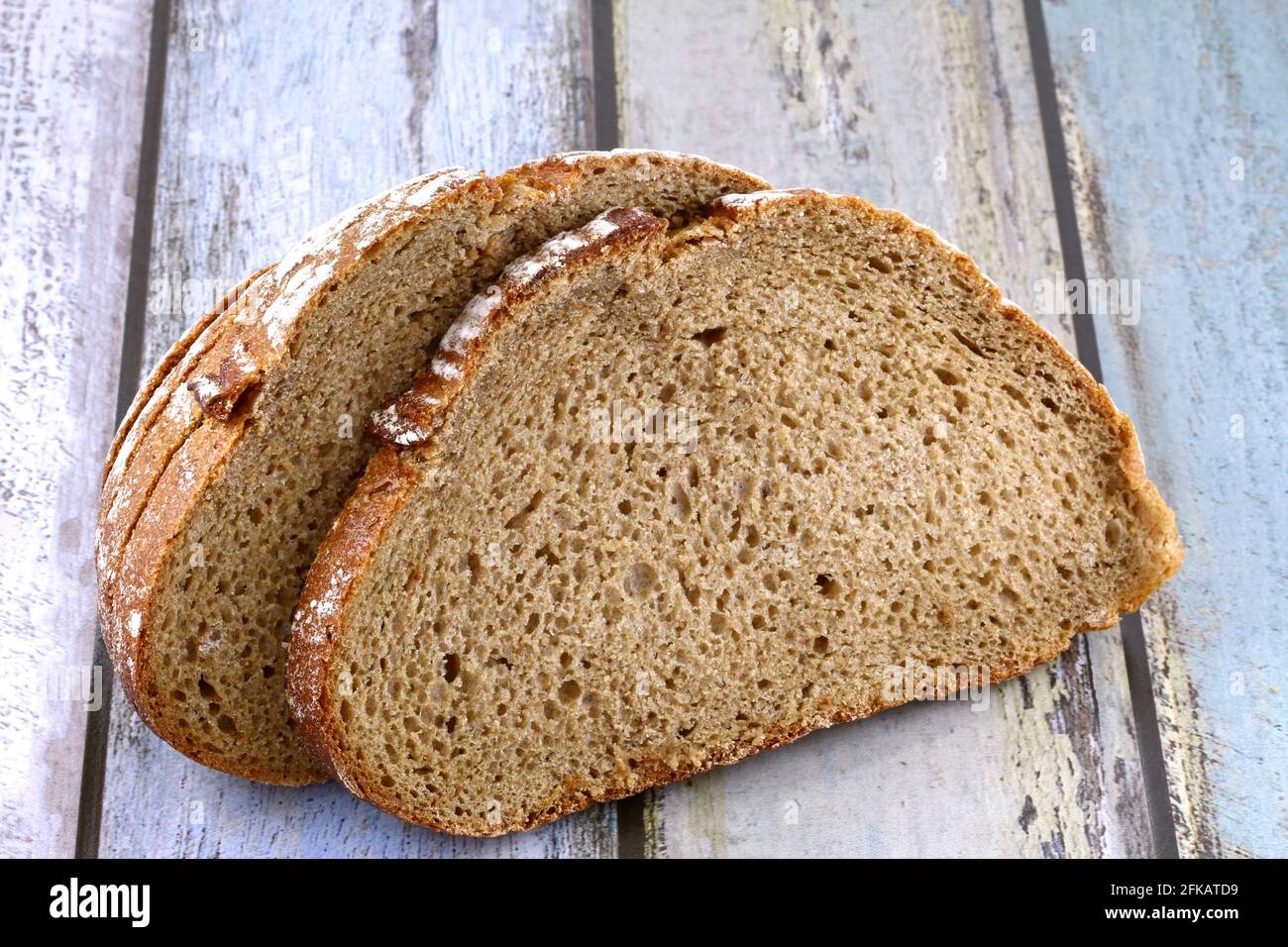 A closeup of whole wheat brown bread Stock Photo Alamy