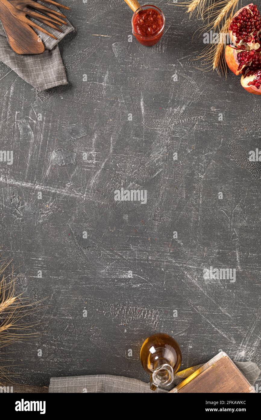 Grey textured scratched concrete as a background Stock Photo