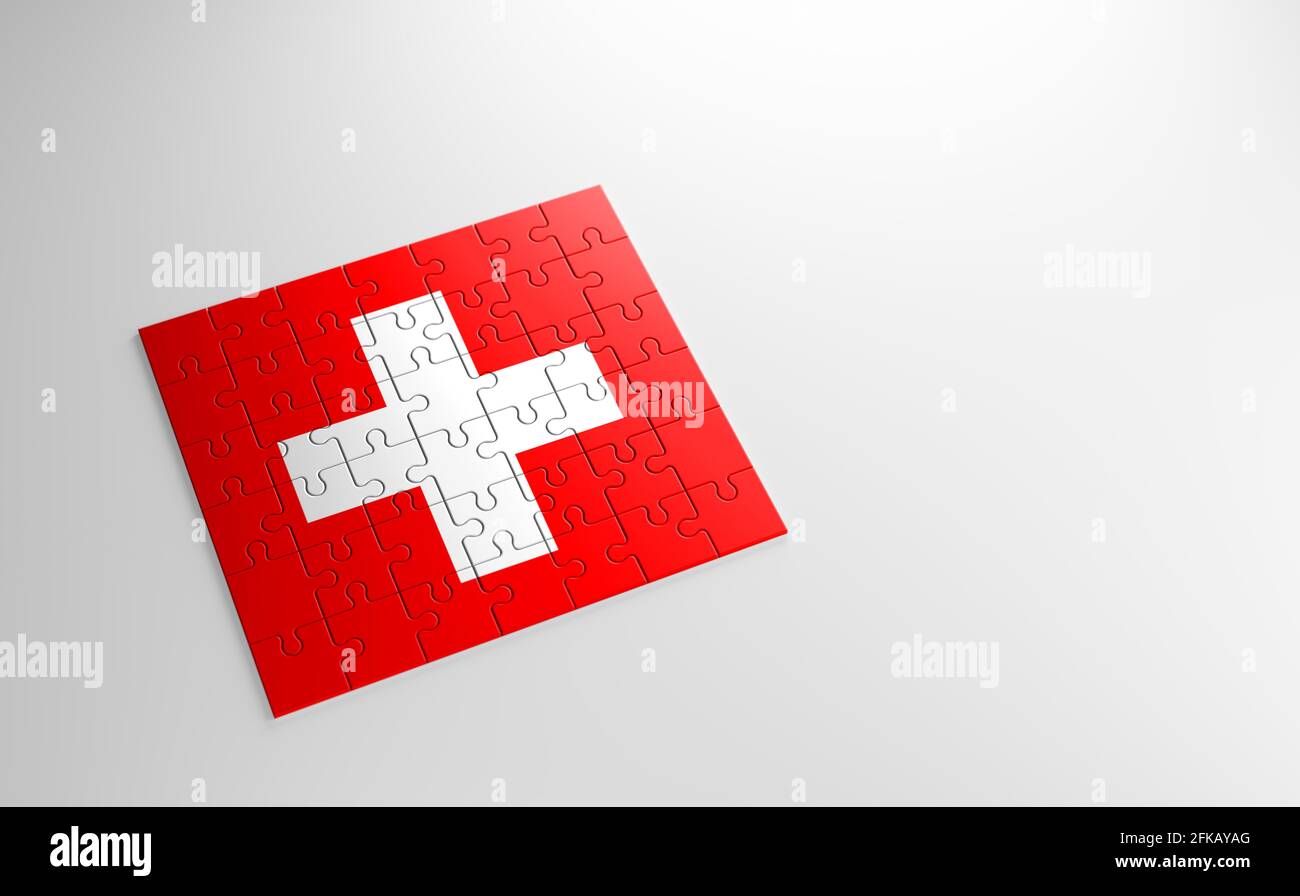 Switzerland Flag Render High Resolution Stock Photography and Images - Alamy
