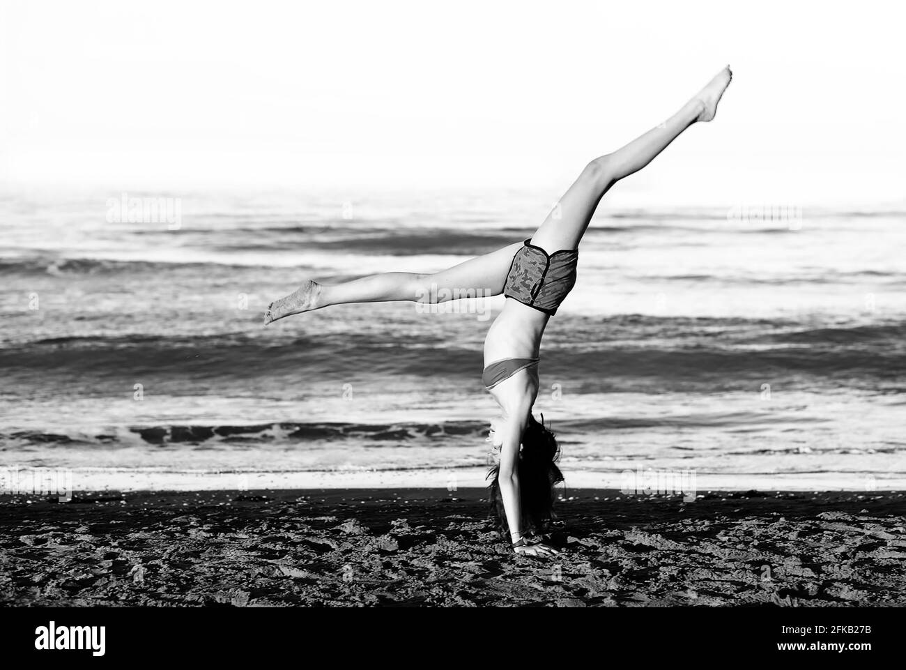 Gymnastics Handstand Forward Roll