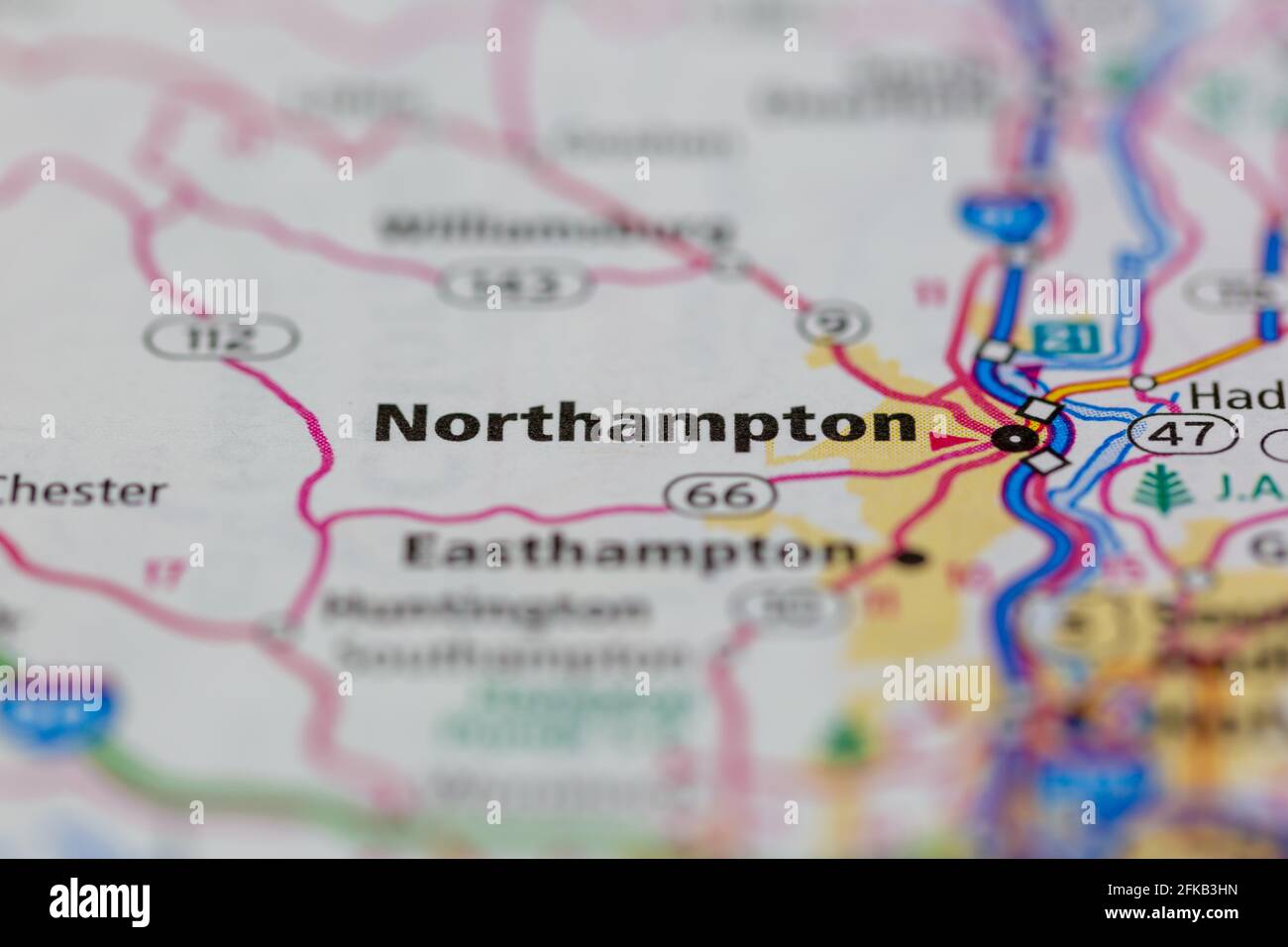 Map of northampton hi-res stock photography and images - Alamy
