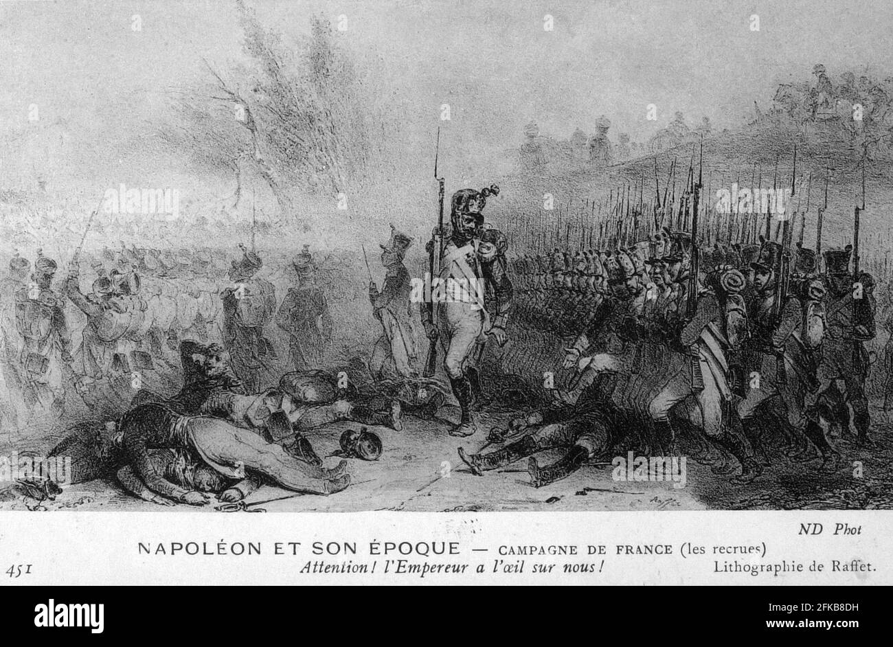 France Campaign.  Soldiers. January-March 1814  Paris, Fondation Napoléon Stock Photo