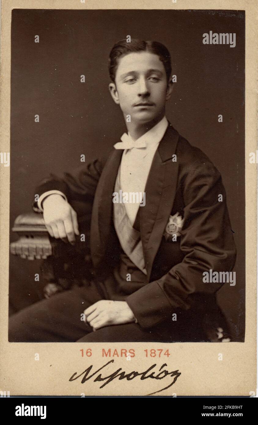 Louis Napoleon, Prince Imperial of France Stock Photo - Alamy