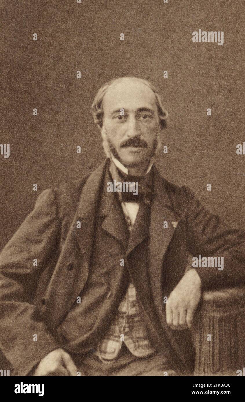 Henri Becquerel 1852-1908 French physicist Paris, Fondation Napoléon Stock Photo