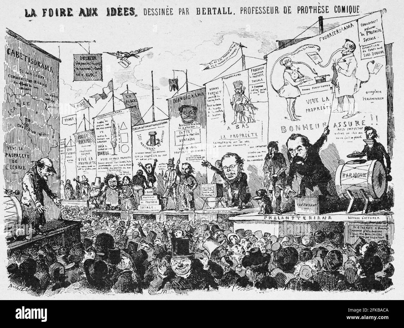 The MarketPlace of Ideas France, late 19th century, cartoon by Bertall  Engraving In : Louis Barron, Paris Pittoresque 1800-1900. La Vie - Les  Moeurs - Les Plaisirs, Paris, Société Française d'Editions d'Art