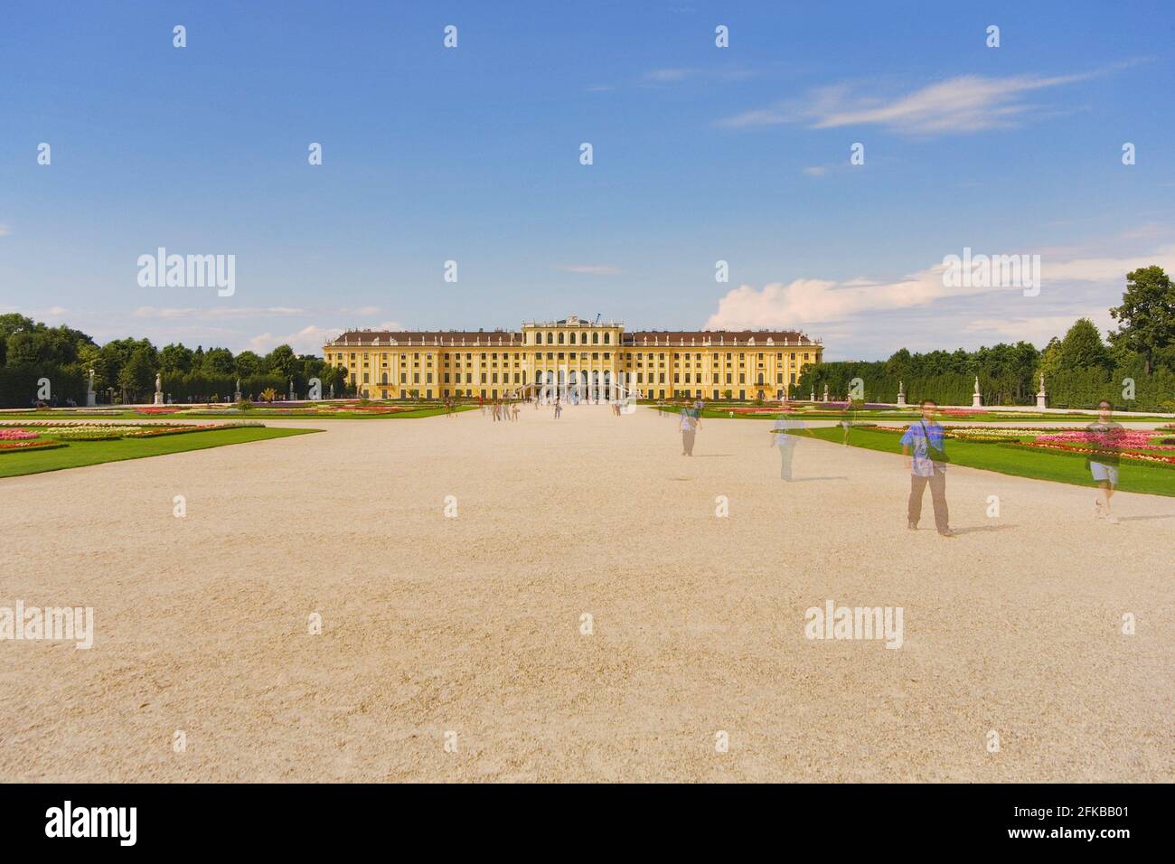 Schoenbrunn Palace, Austria, Vienna Stock Photo