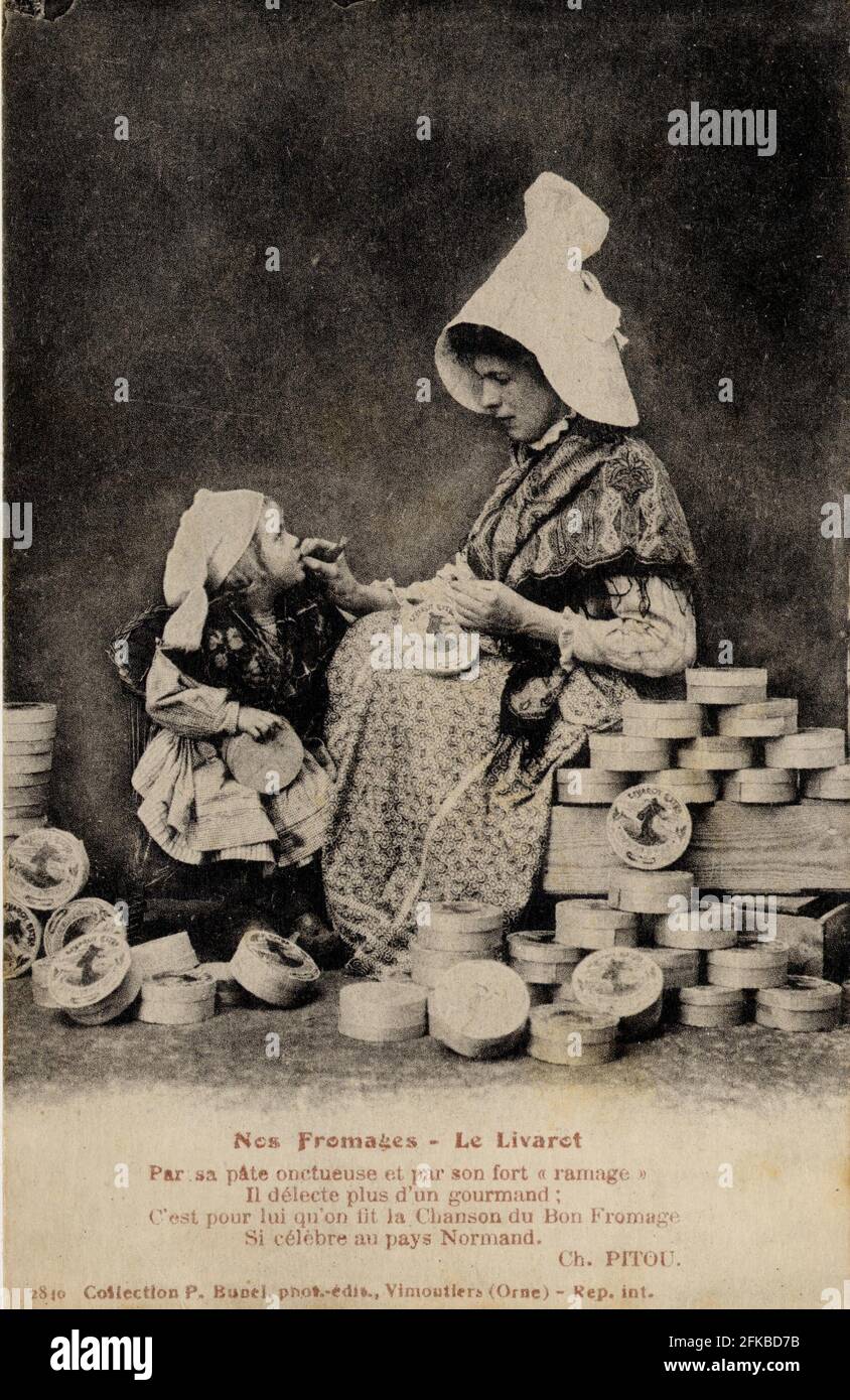 Carte Postala Ancienne Vantant Le Livarot 14 Calvados Region Normandie Formerly Basse Normandie Beginning Of th Century Stock Photo Alamy