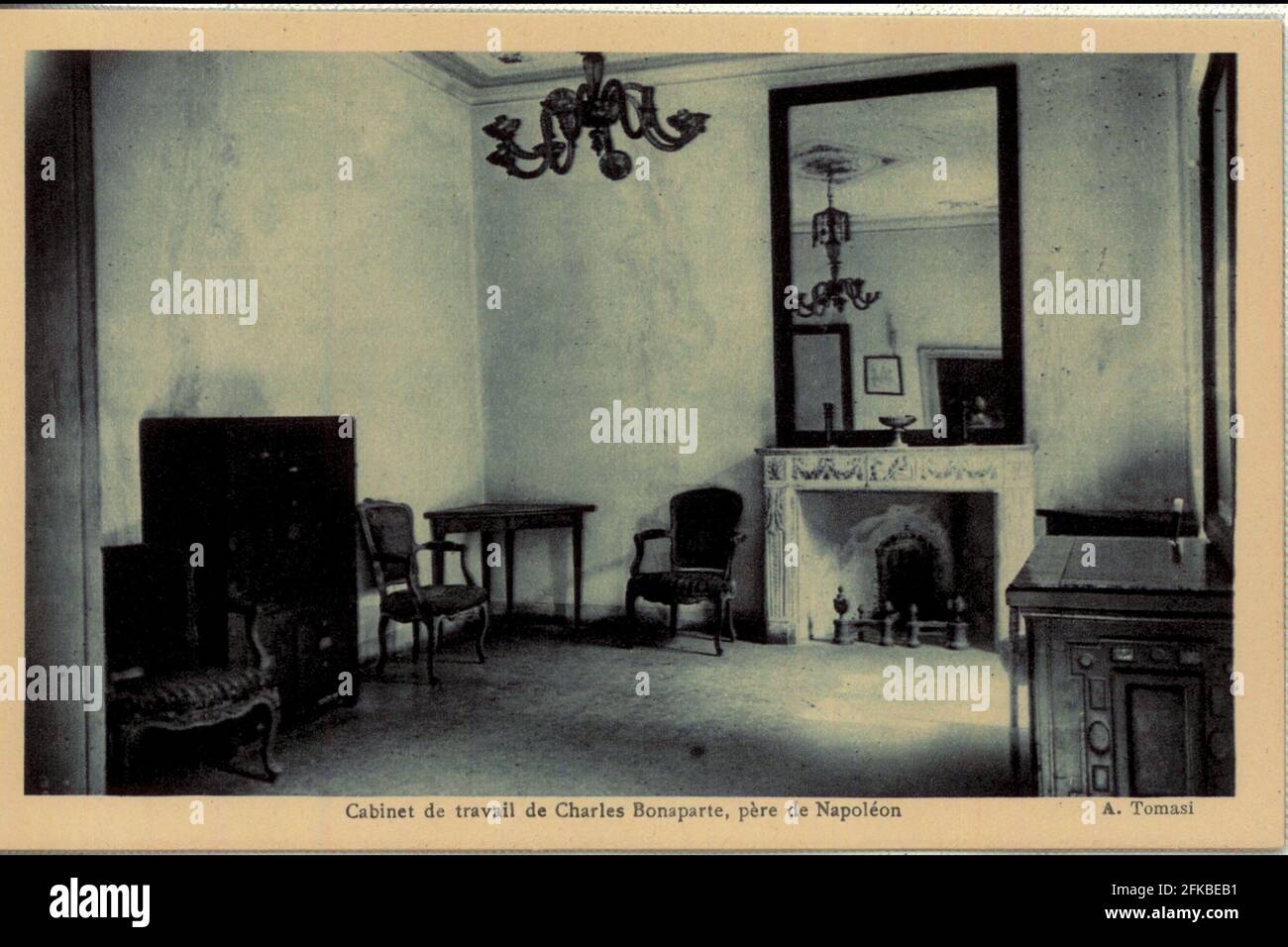 Native home of Napoleon I. The office of Charles de Bonaparte, his father. The Youth of Napoleon