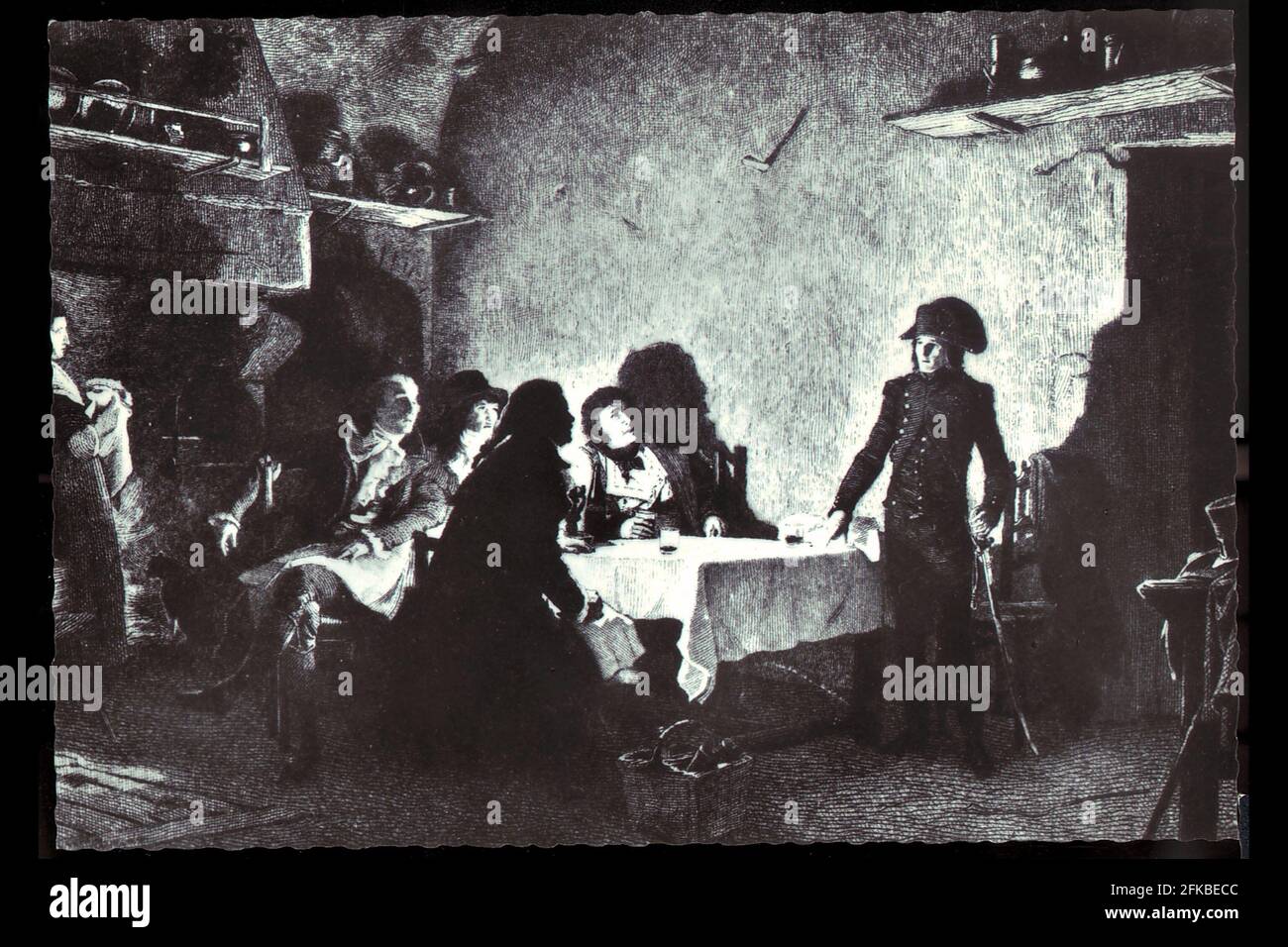 The Youth of Napoleon Napoleon Bonaparte having a discussion in a